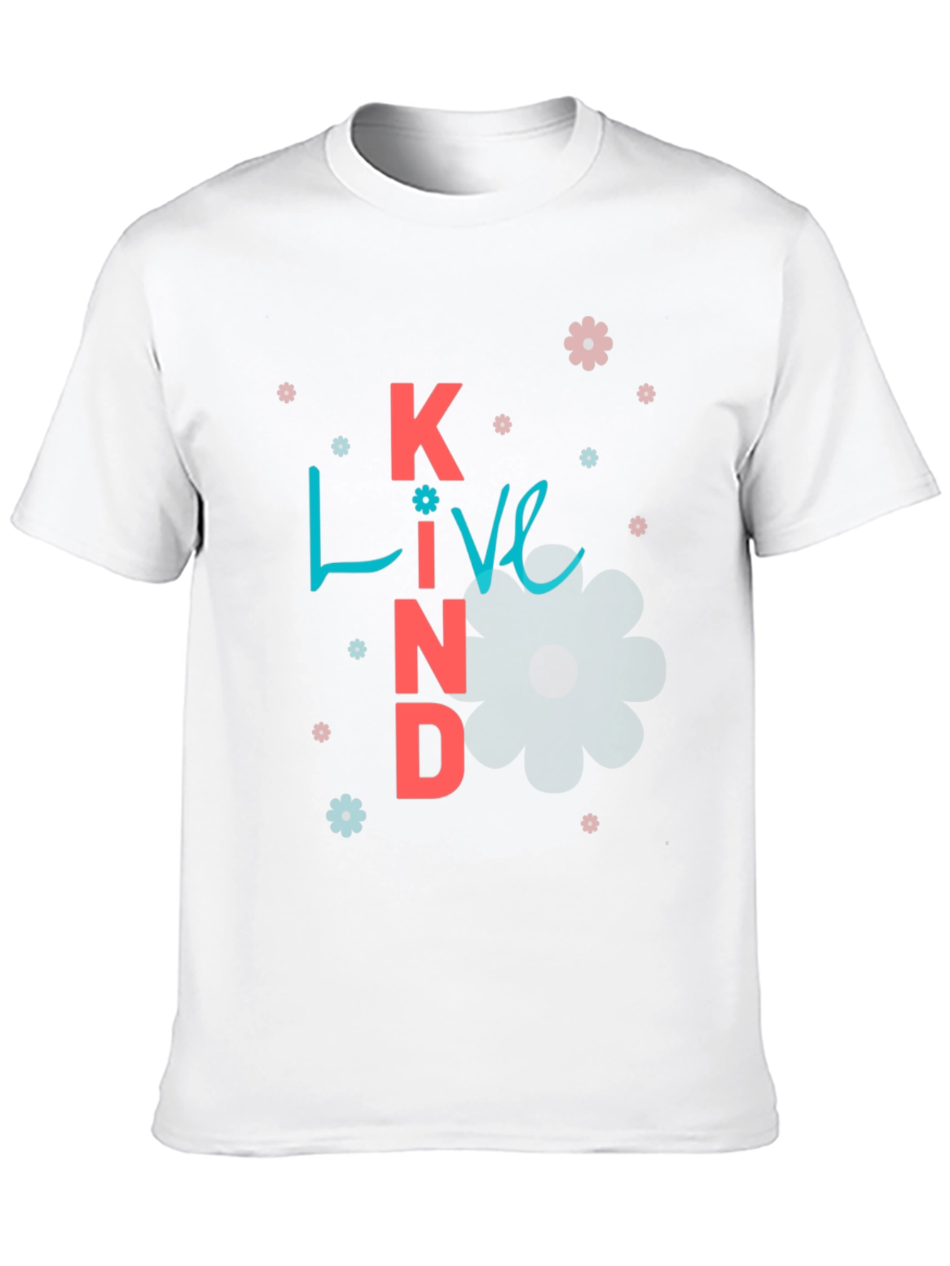 Live Kind Graphic T-Shirt - Positive Message