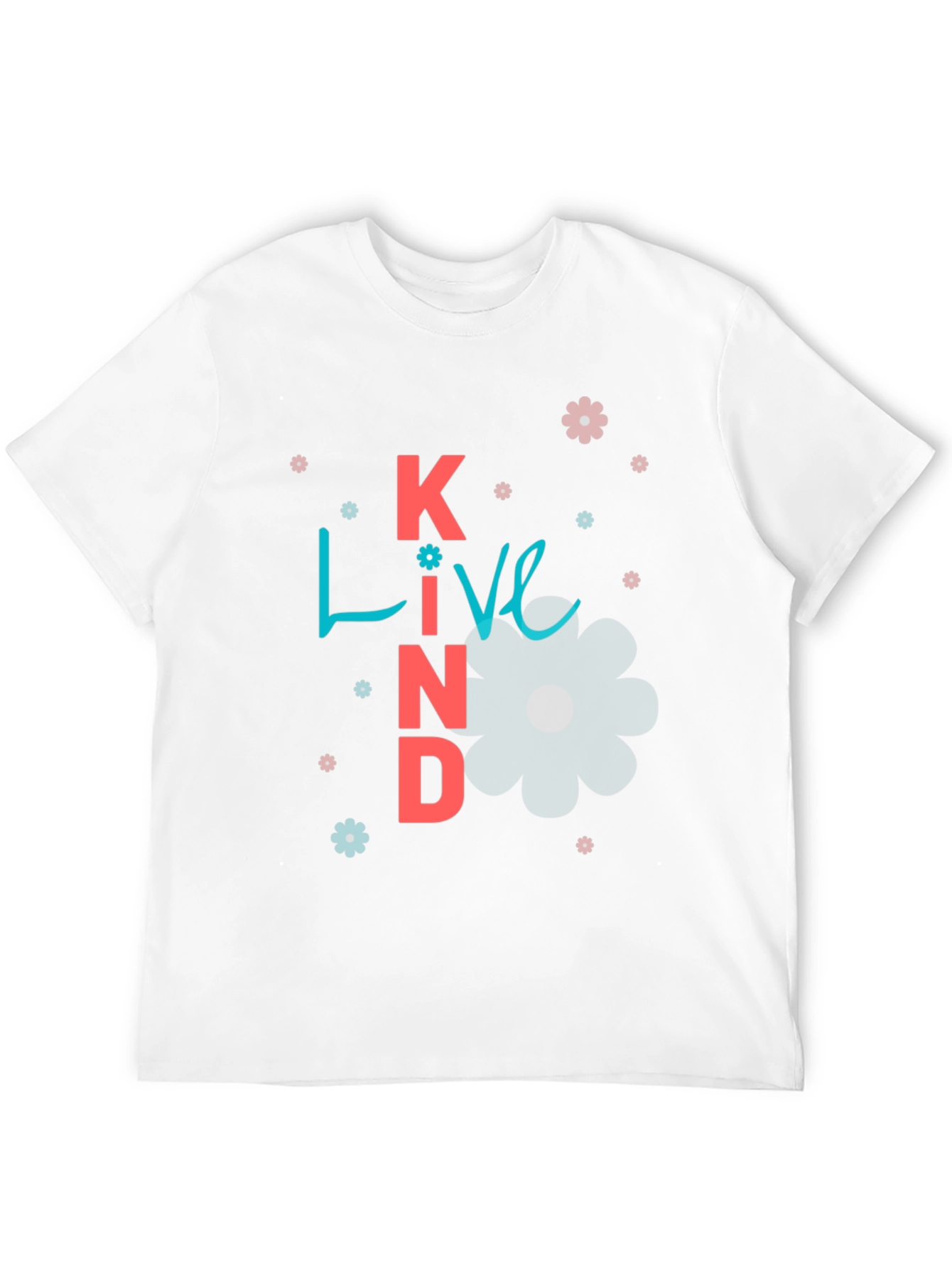 Live Kind Graphic T-Shirt - Positive Message