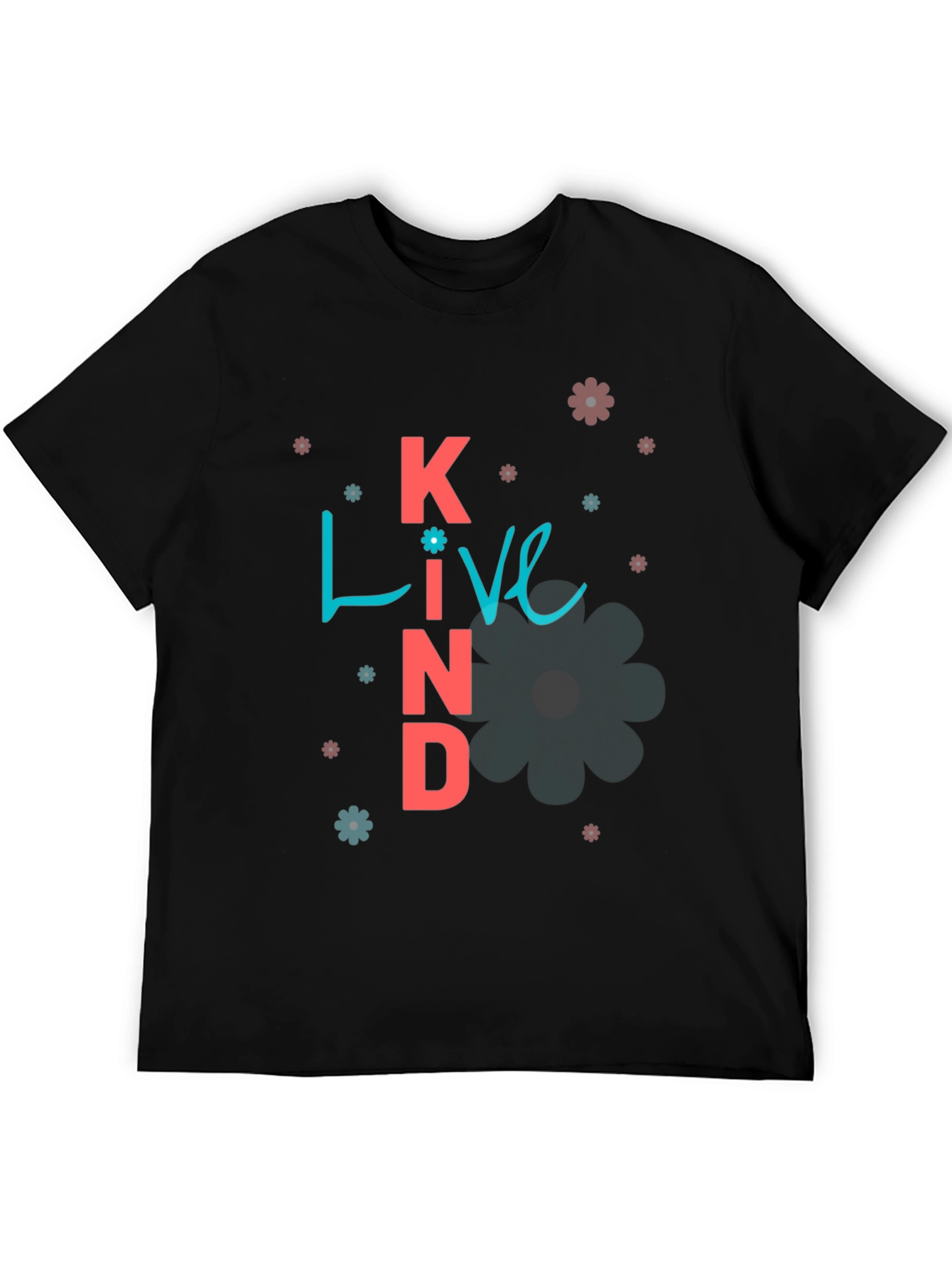 Live Kind Graphic T-Shirt - Positive Message