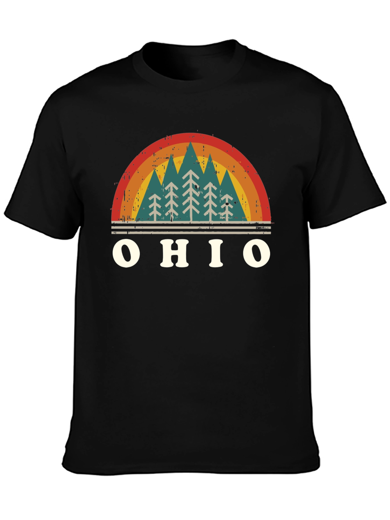 Ohio Retro Forest T-Shirt