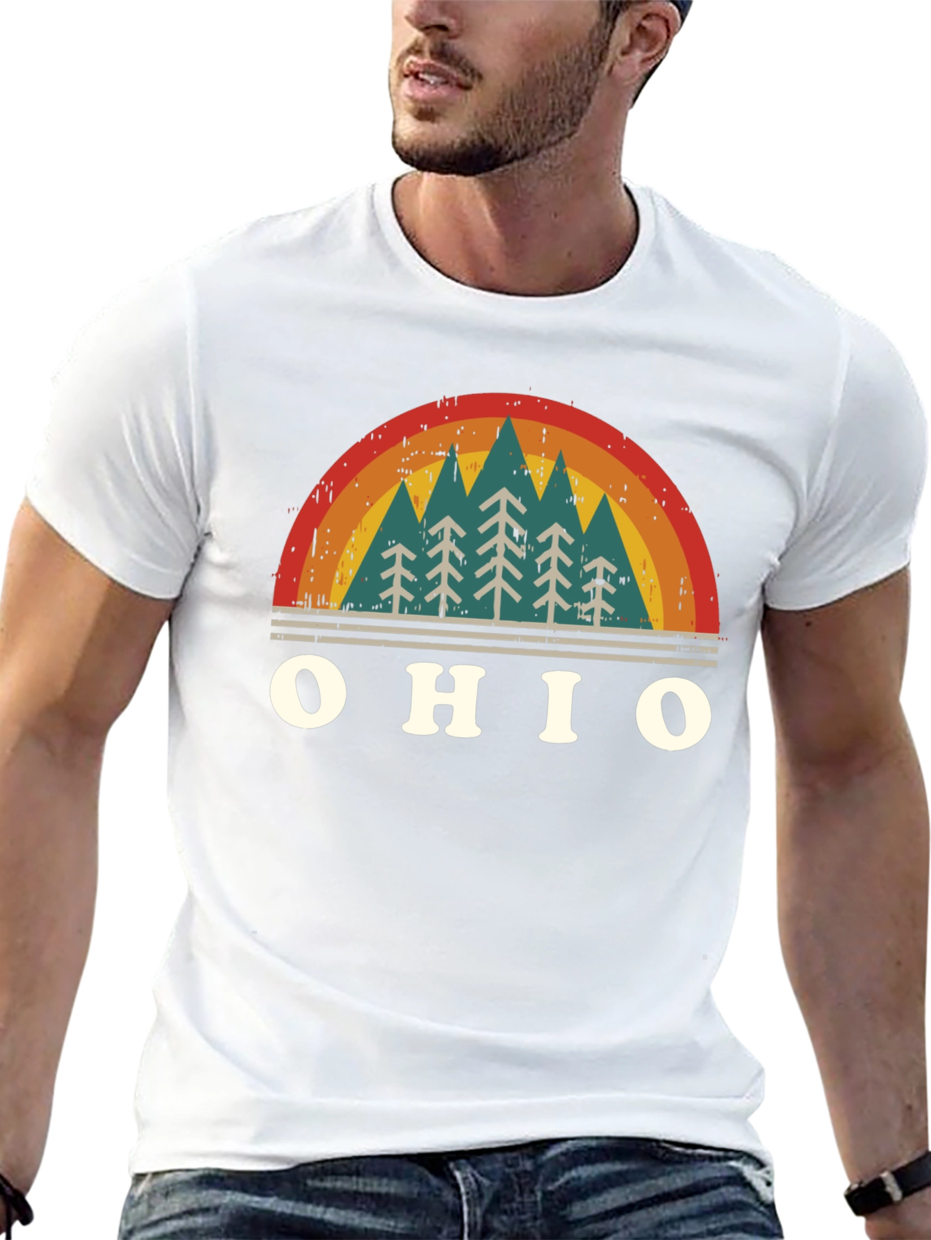 Ohio Retro Forest T-Shirt