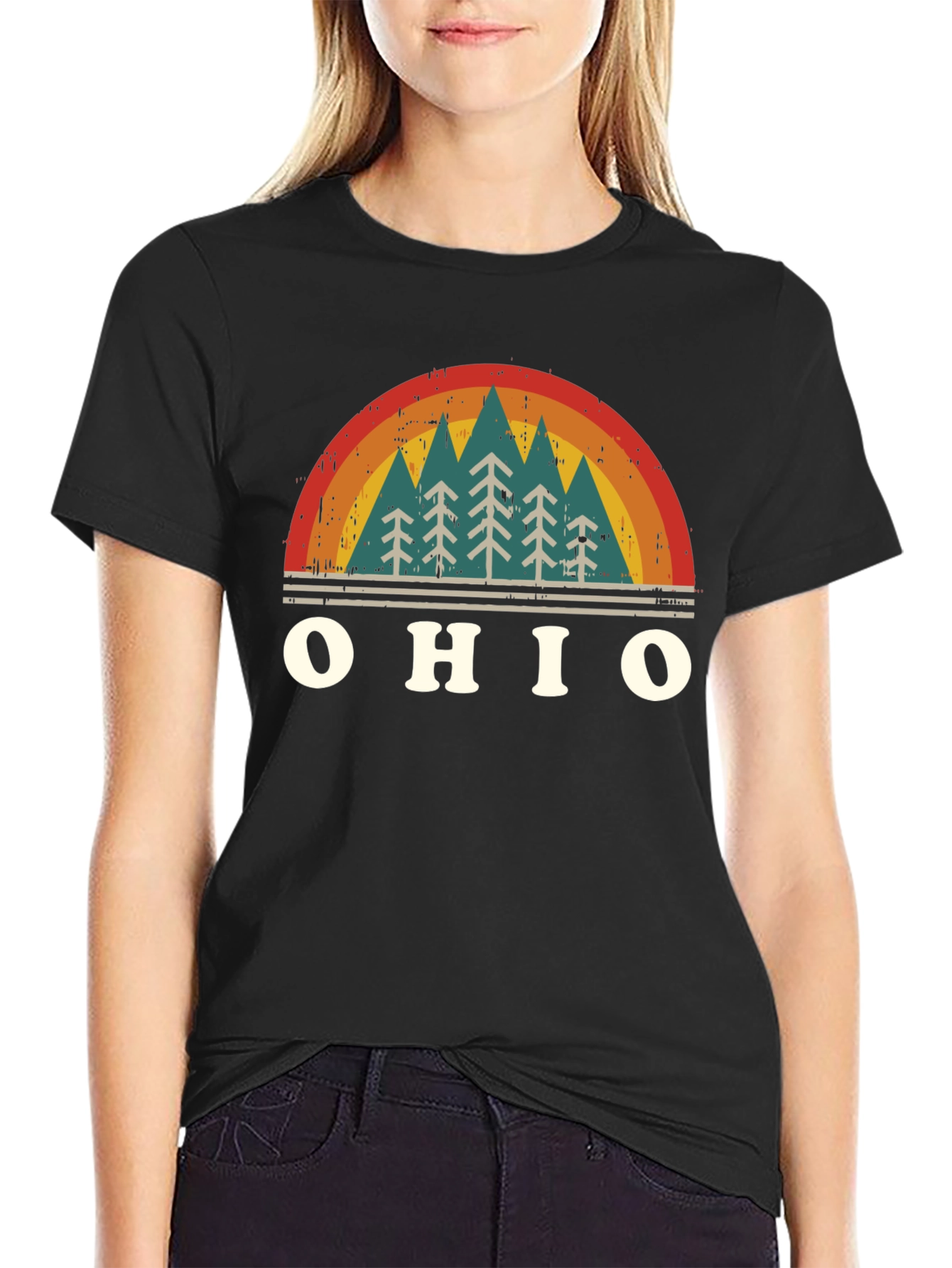 Ohio Retro Forest T-Shirt