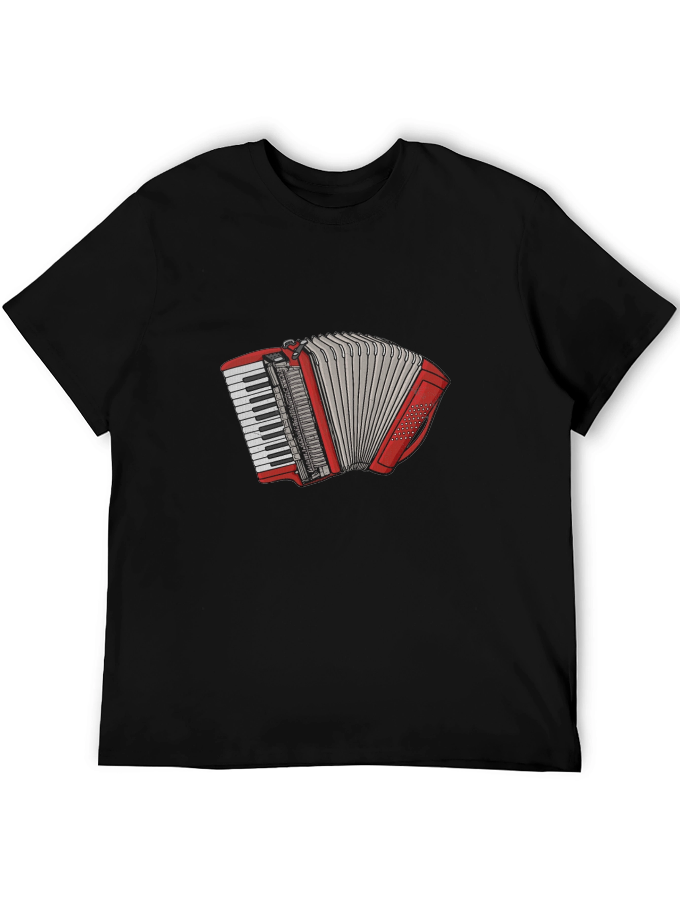 Accordion Graphic T-Shirt - Musician Tee
