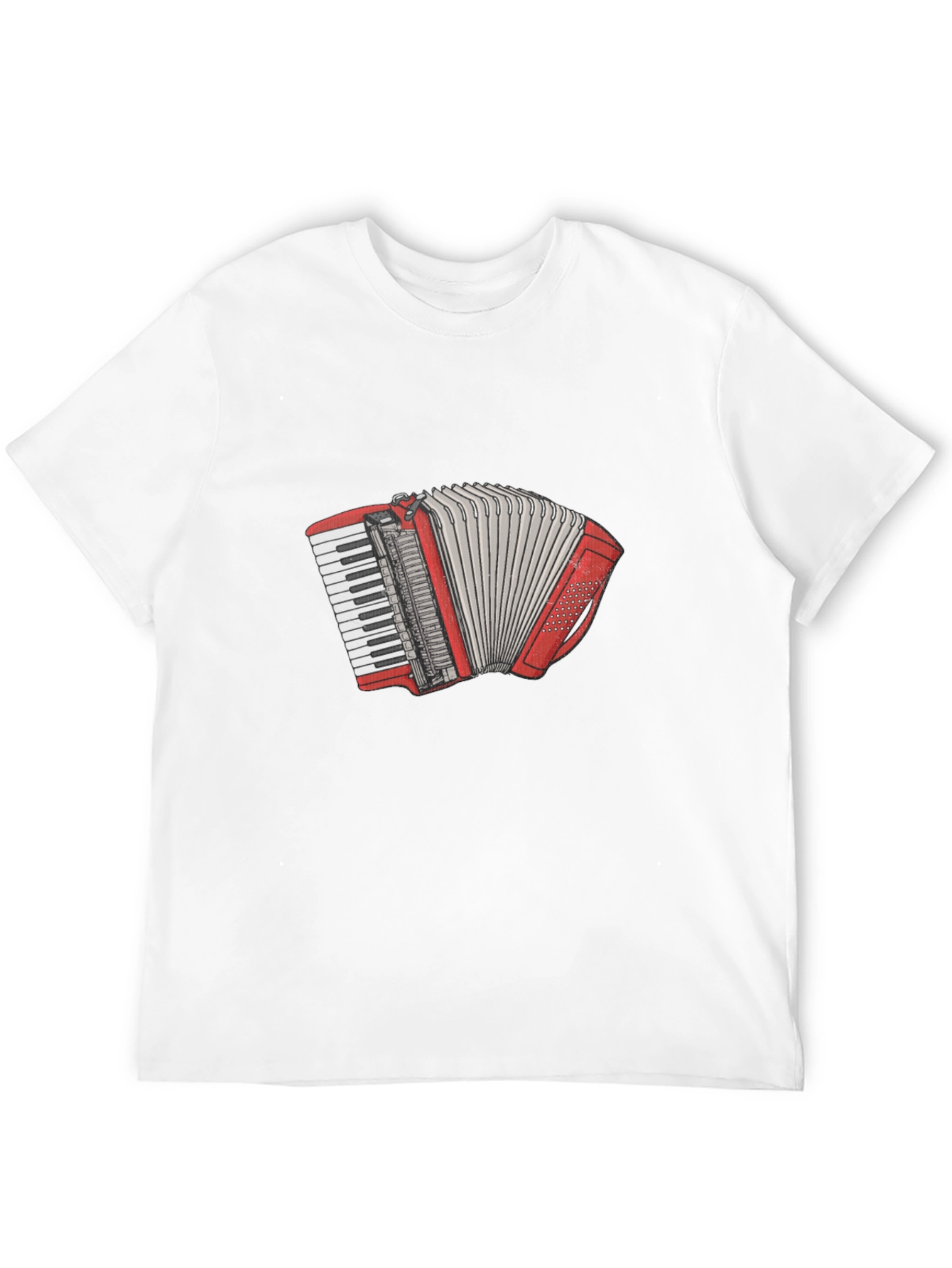 Accordion Graphic T-Shirt - Musician Tee