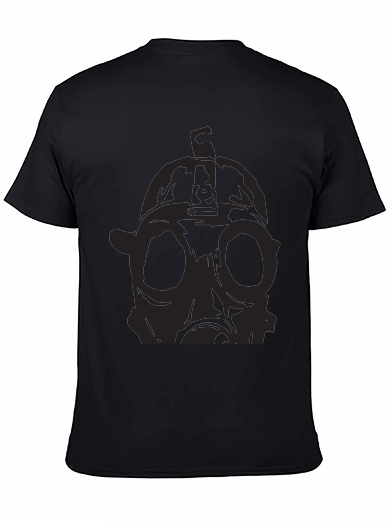 Graphic Tee - Gas Mask - Black