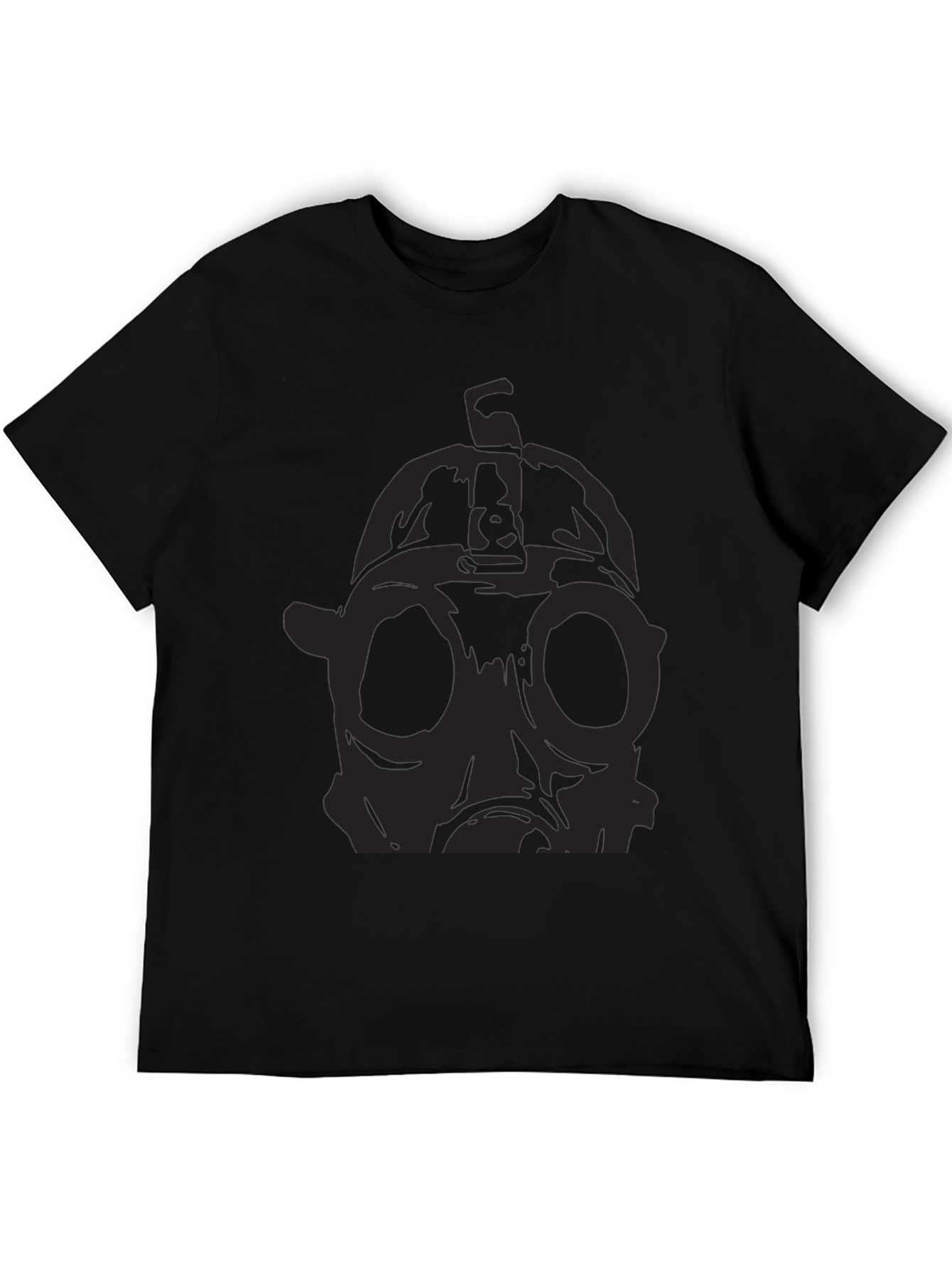 Graphic Tee - Gas Mask - Black