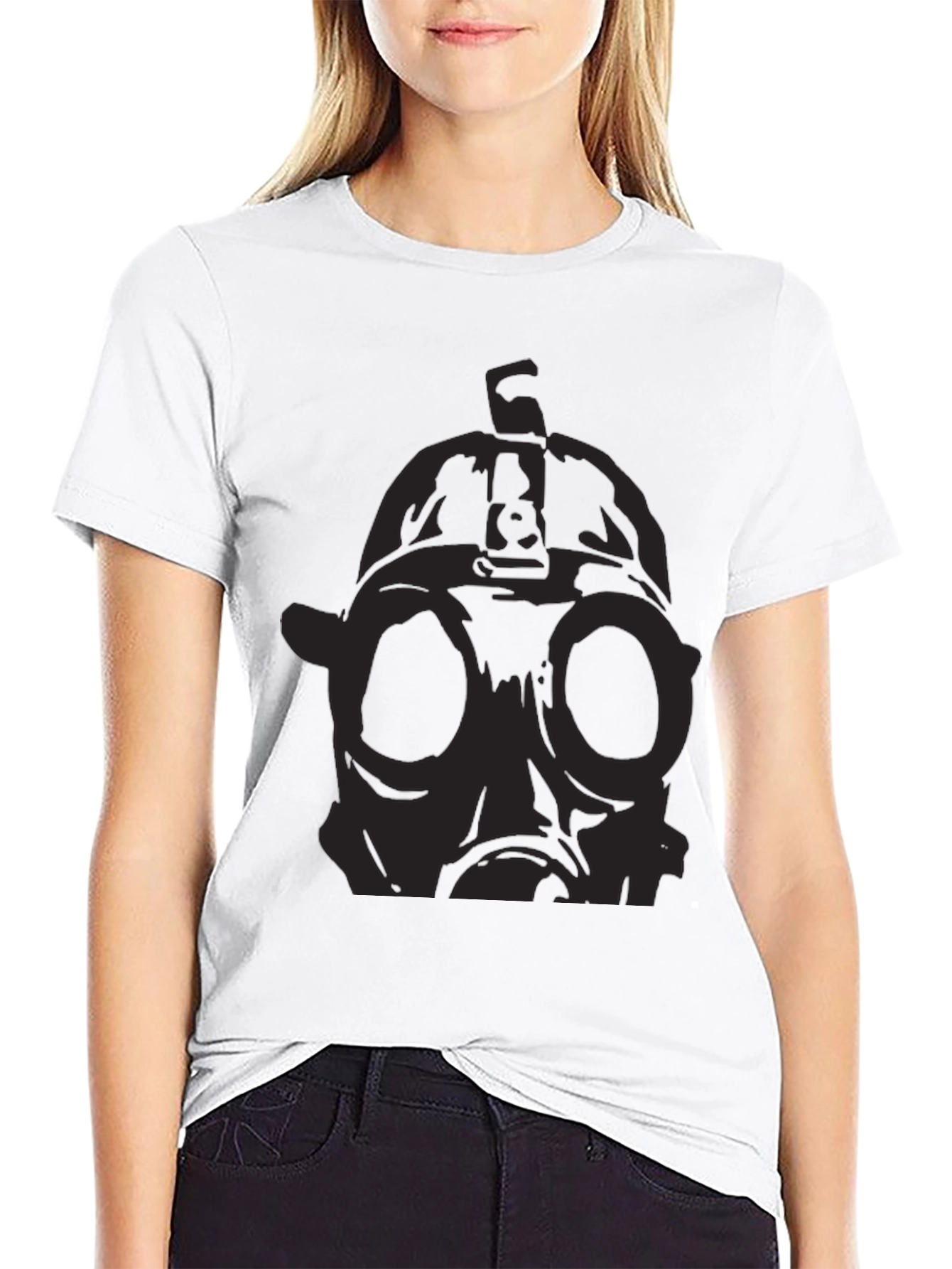 Graphic Tee - Gas Mask - Black