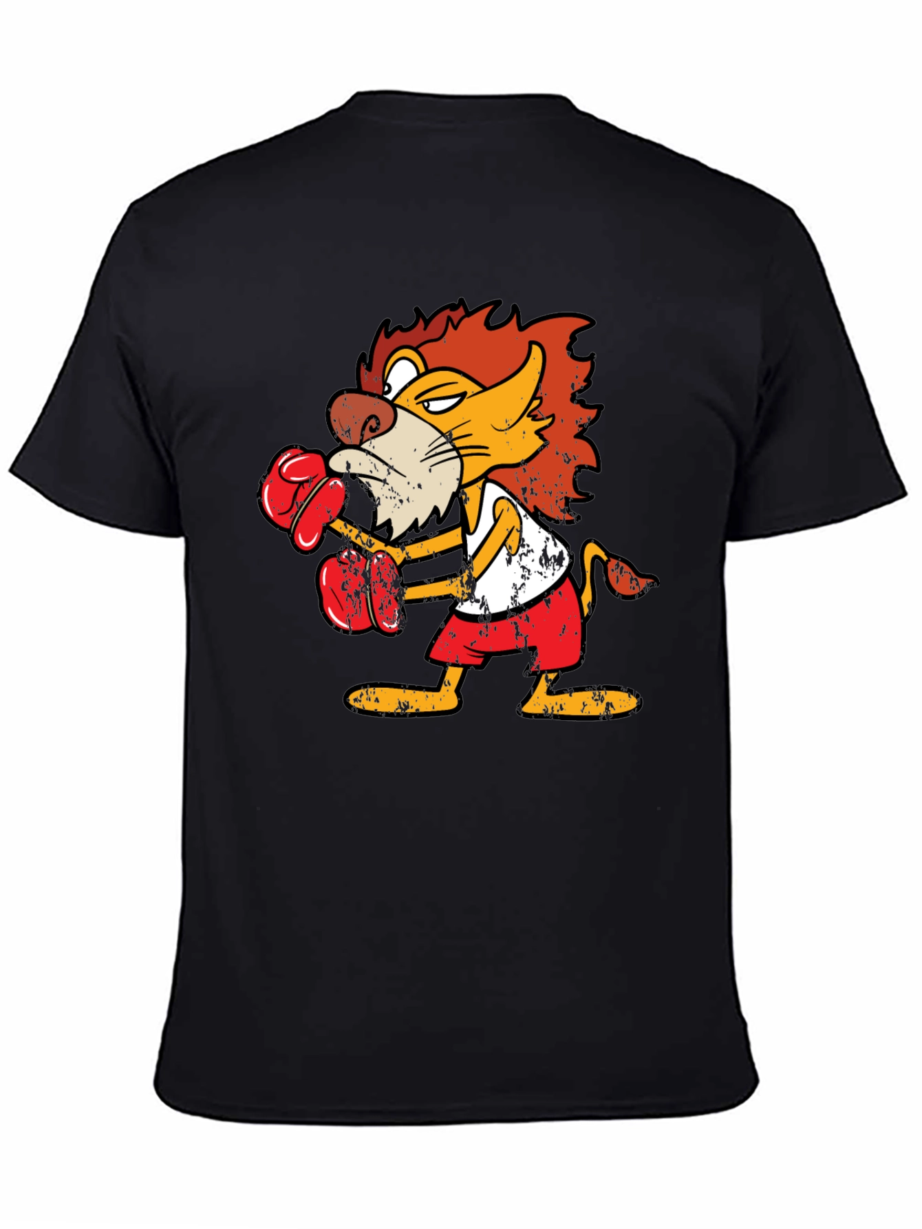 Boxing Lion Graphic T-Shirt