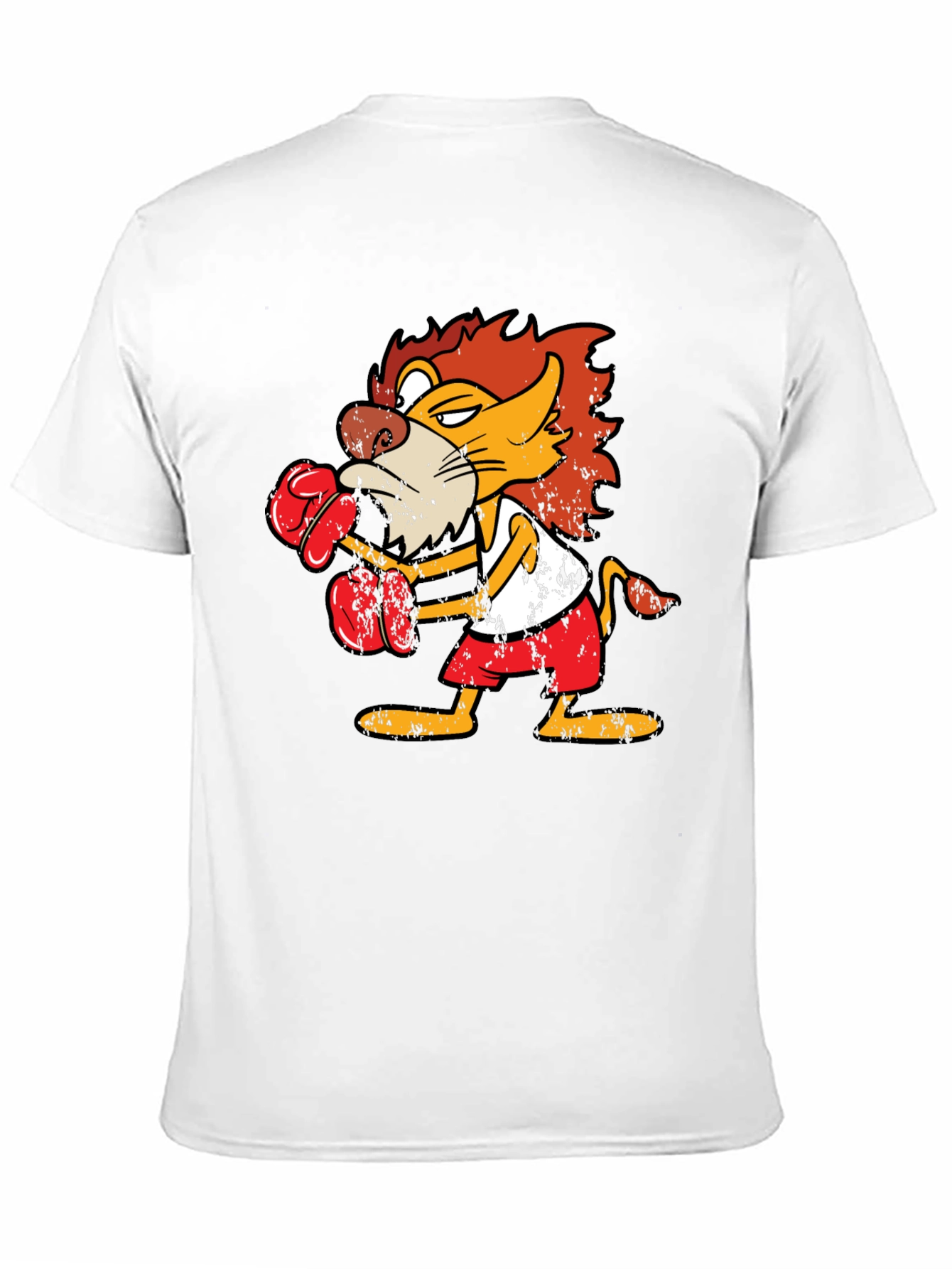 Boxing Lion Graphic T-Shirt