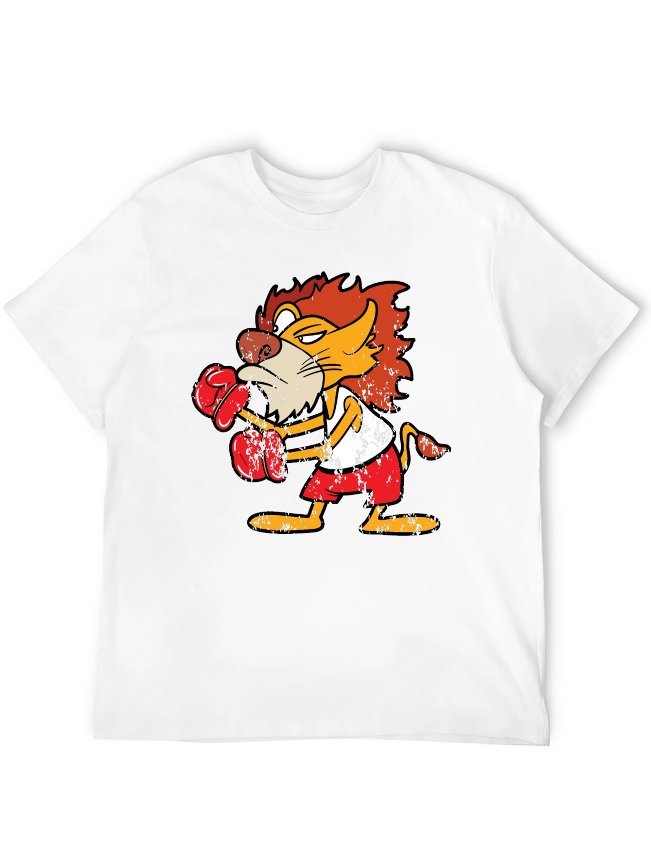 Boxing Lion Graphic T-Shirt