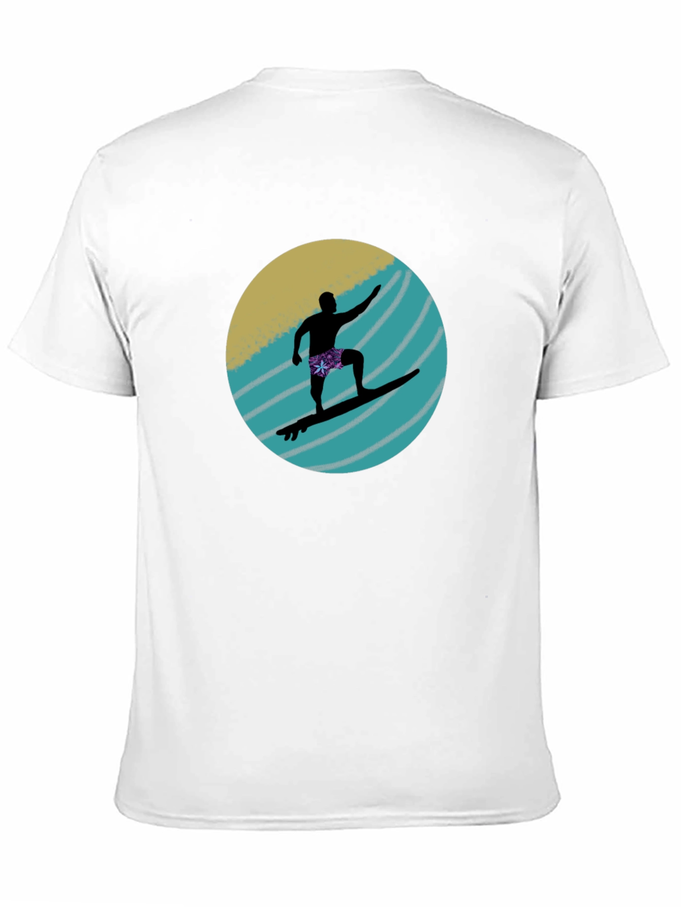 Surfer Silhouette Graphic Tee