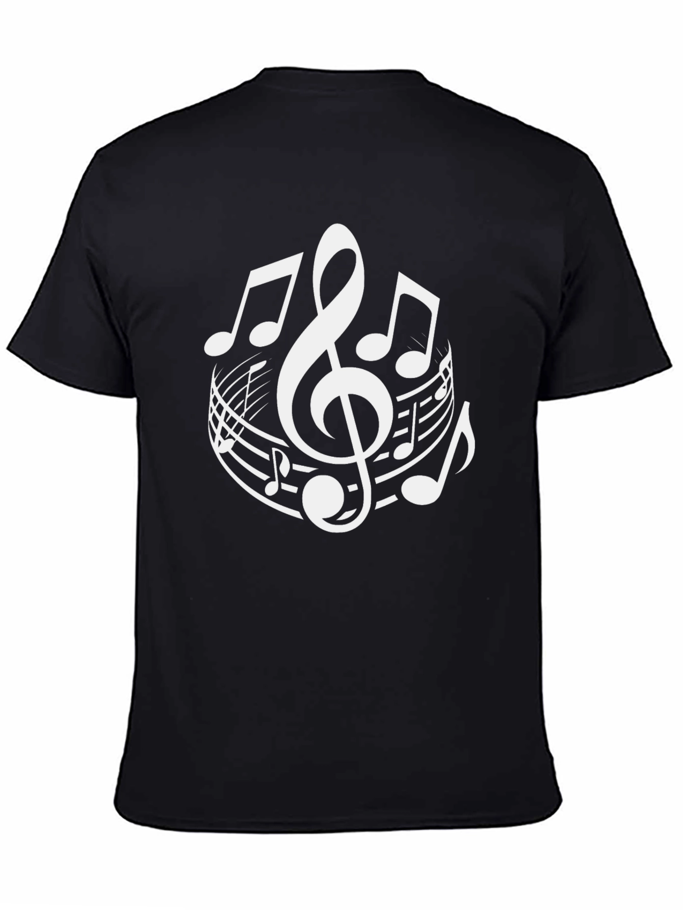 Musical Notes Graphic T-Shirt