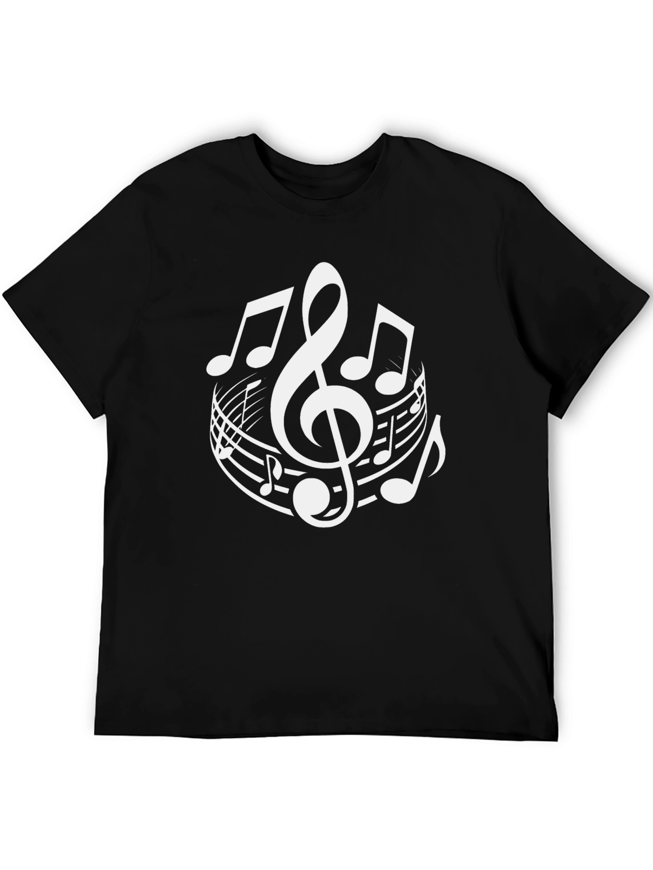 Musical Notes Graphic T-Shirt