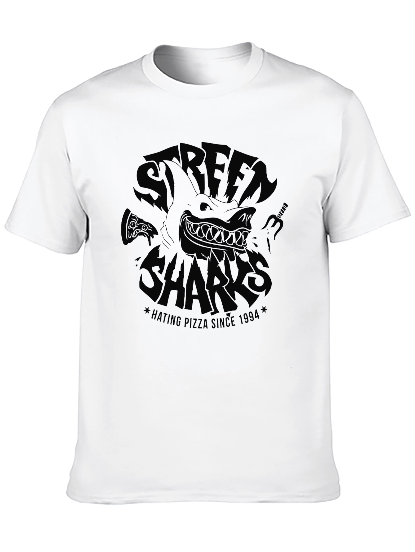 Street Sharks Hating Pizza Since 1994 Graphic T-Shirt