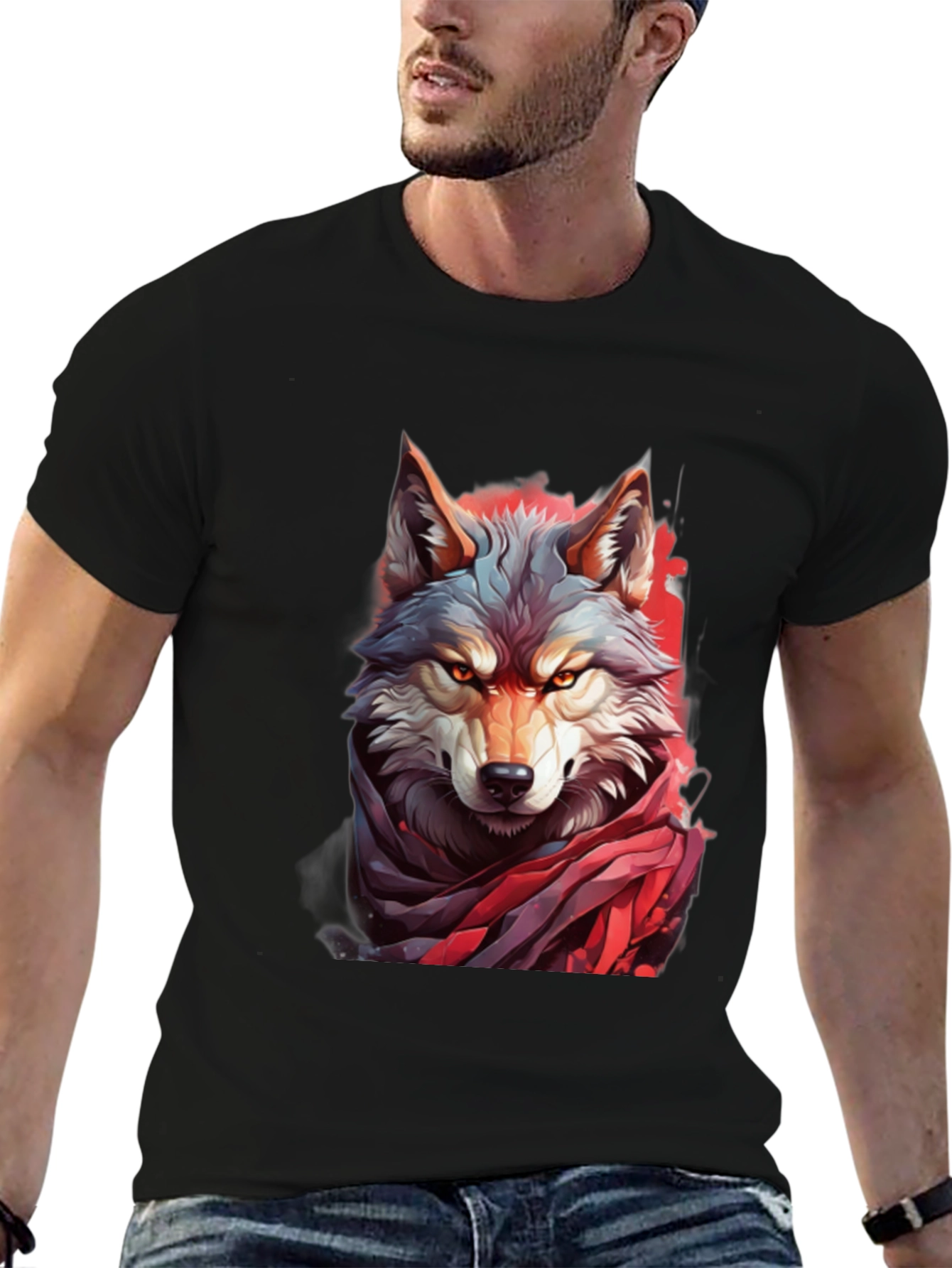 Wolf Graphic Tee - Fierce Style