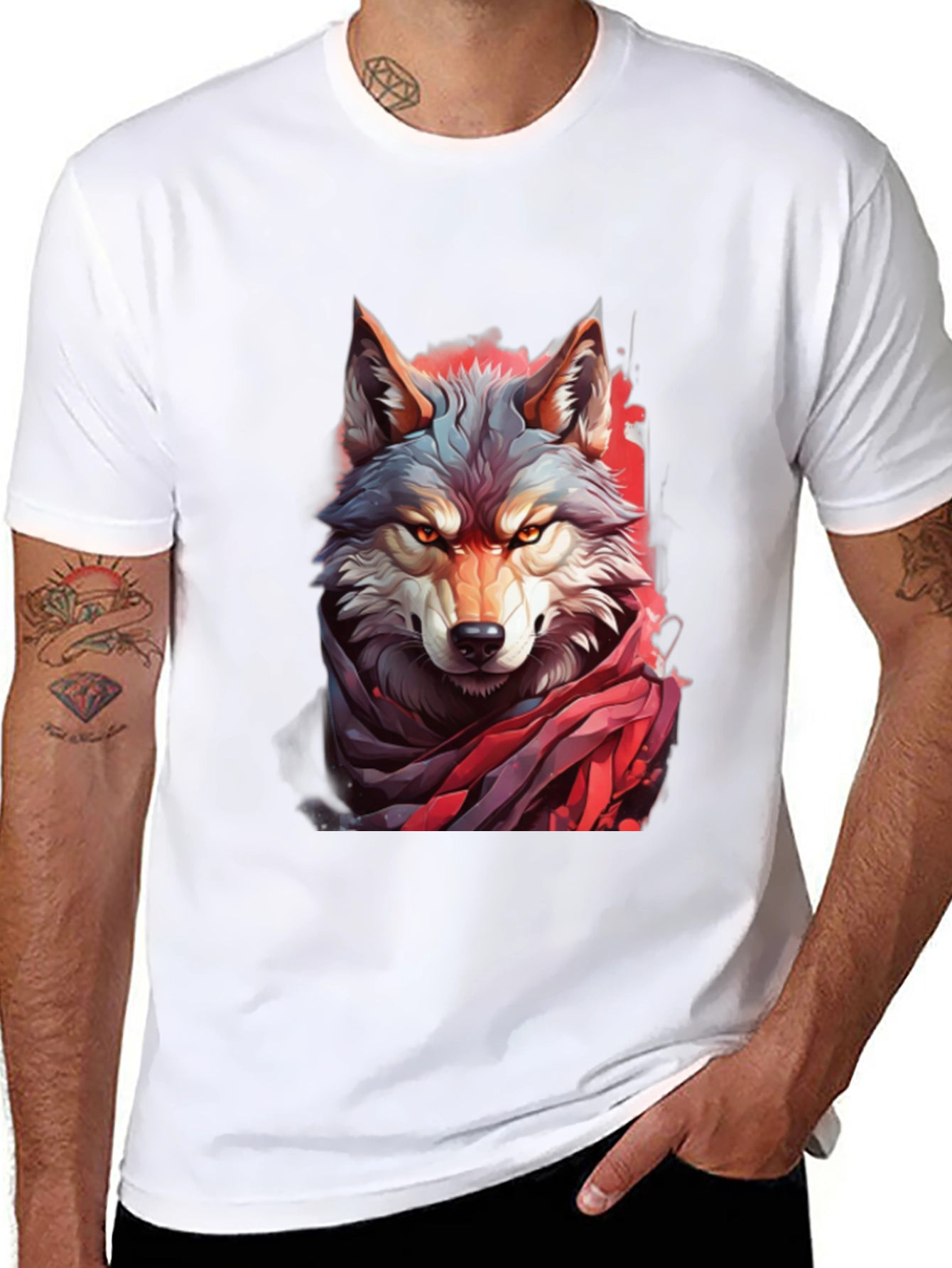 Wolf Graphic Tee - Fierce Style