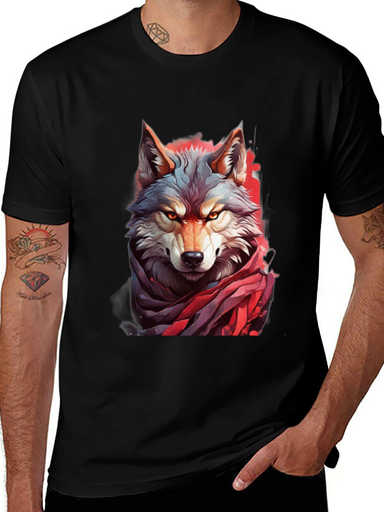 Wolf Graphic Tee - Fierce Style