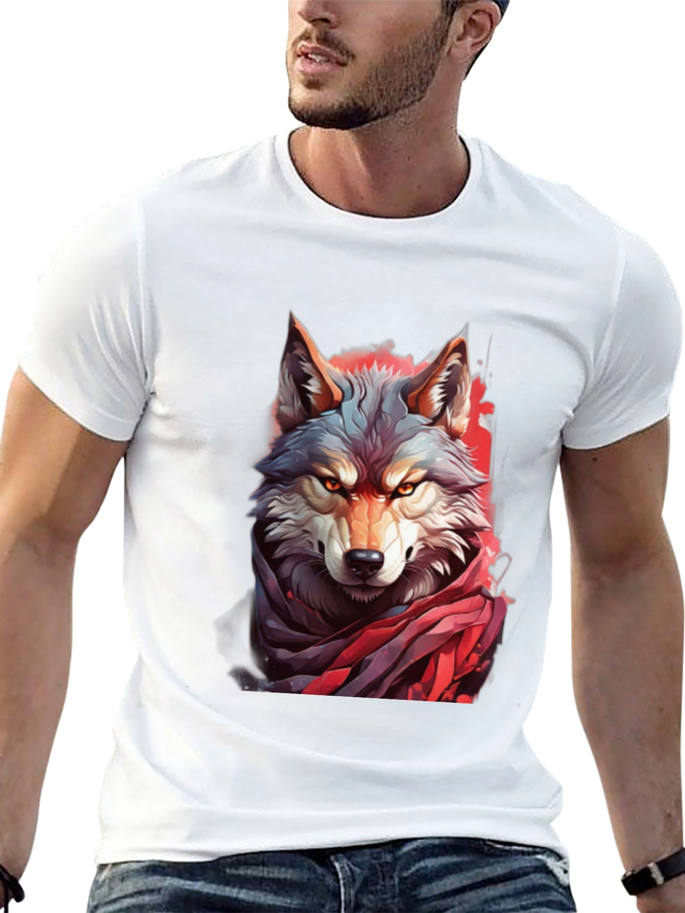 Wolf Graphic Tee - Fierce Style