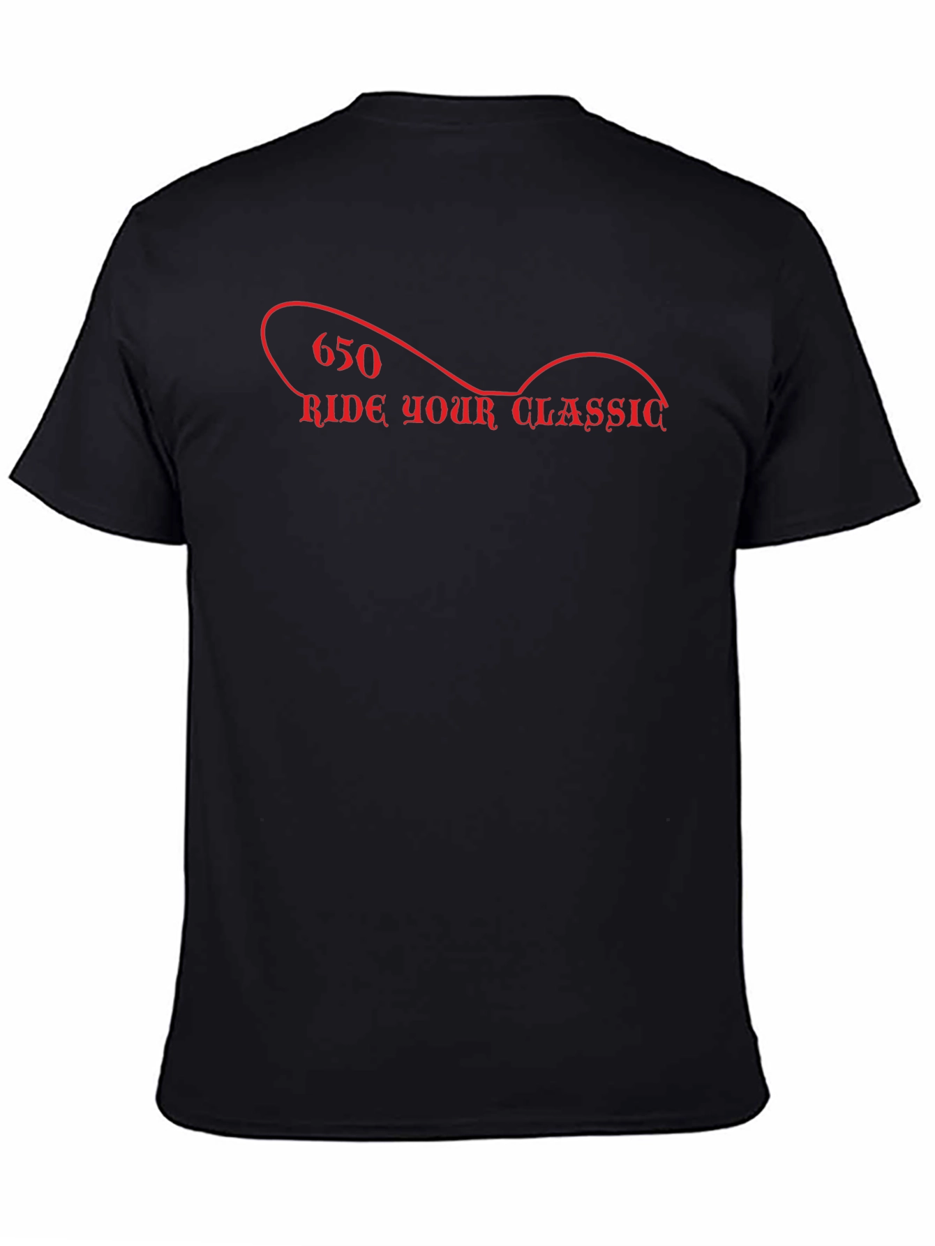 650 Ride Your Classic Black T-Shirt
