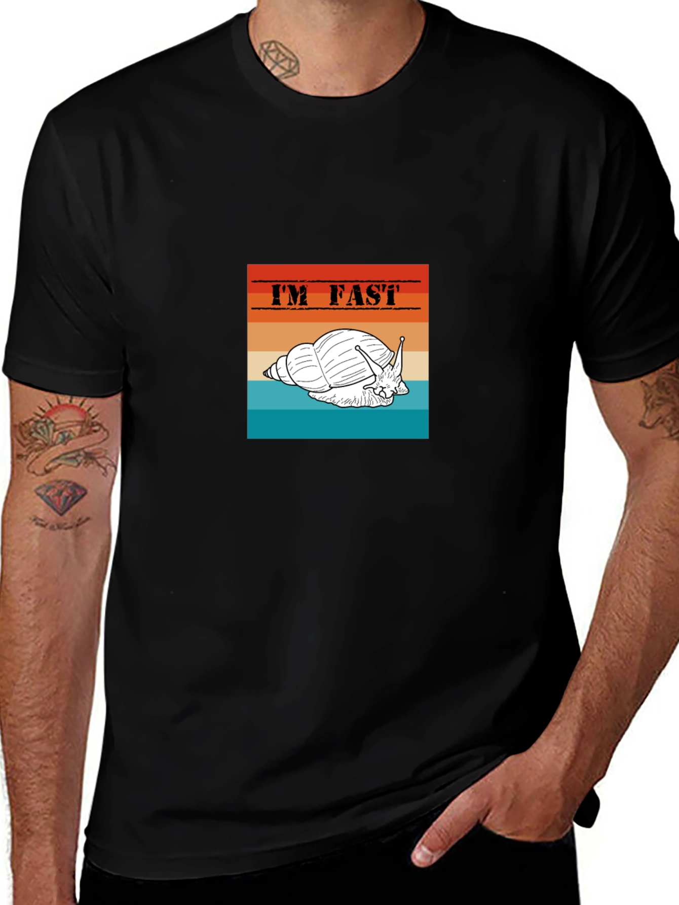 Im Fast Snail Graphic T-Shirt