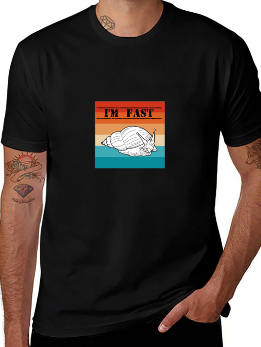 Im Fast Snail Graphic T-Shirt
