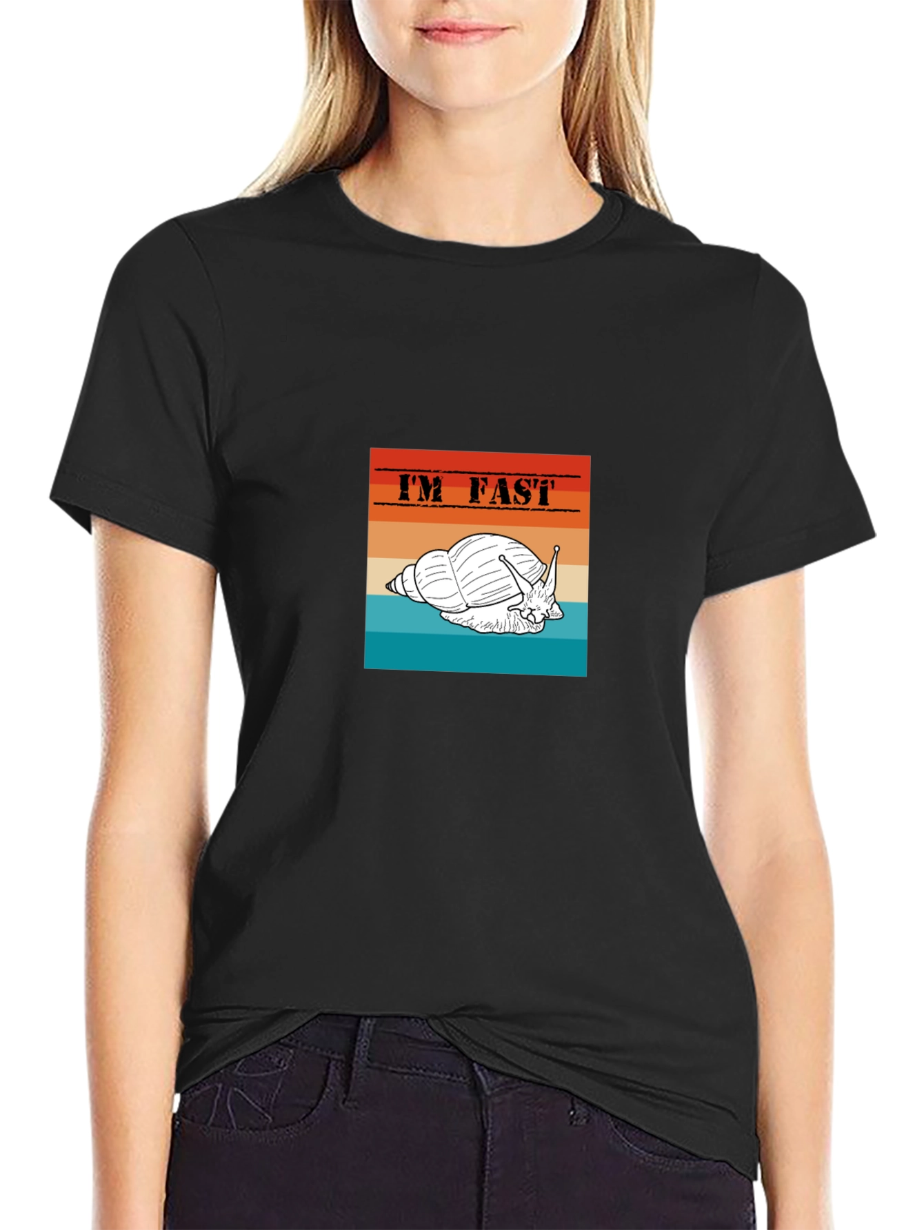 Im Fast Snail Graphic T-Shirt