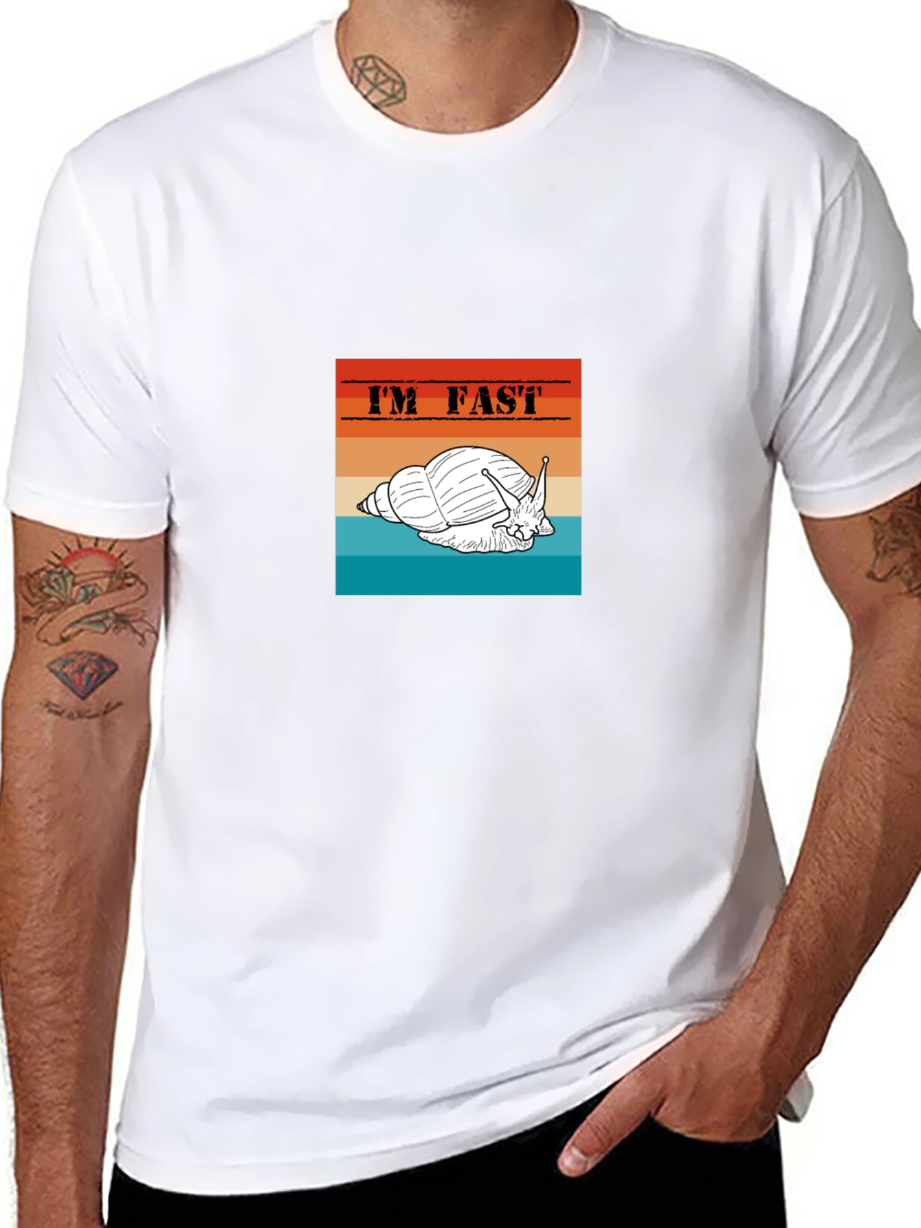 Im Fast Snail Graphic T-Shirt