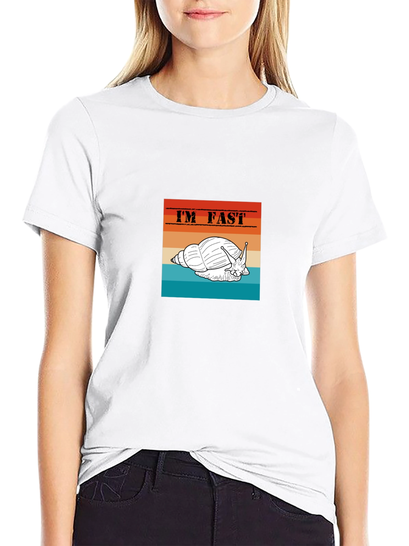 Im Fast Snail Graphic T-Shirt