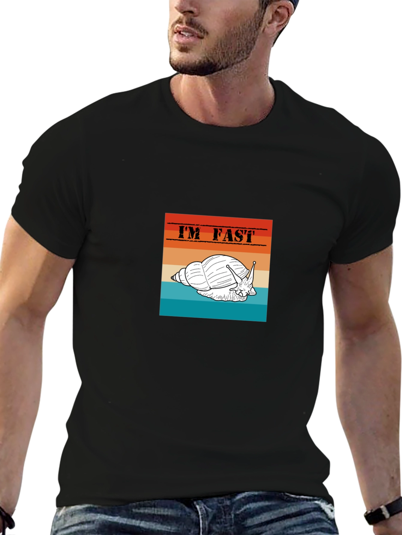 Im Fast Snail Graphic T-Shirt