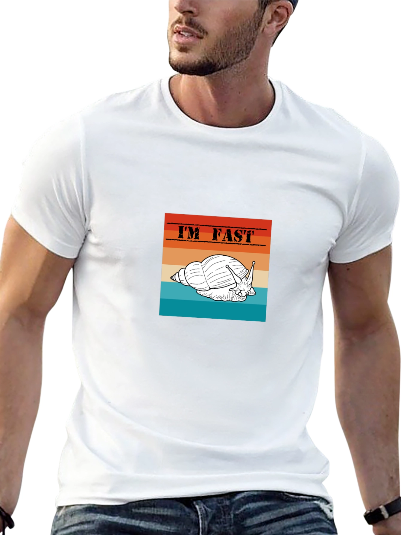 Im Fast Snail Graphic T-Shirt