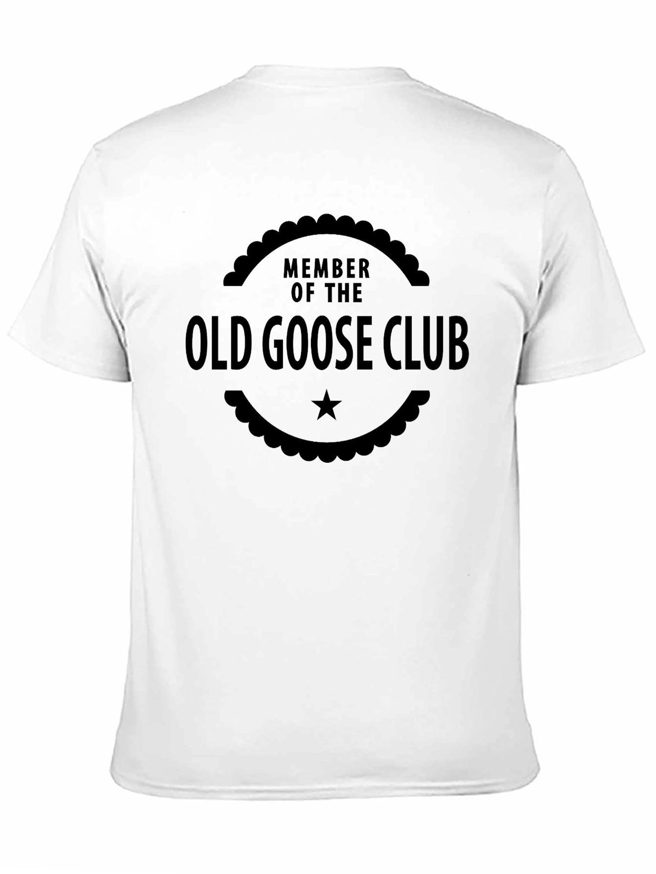 Old Goose Club Graphic T-Shirt - Black