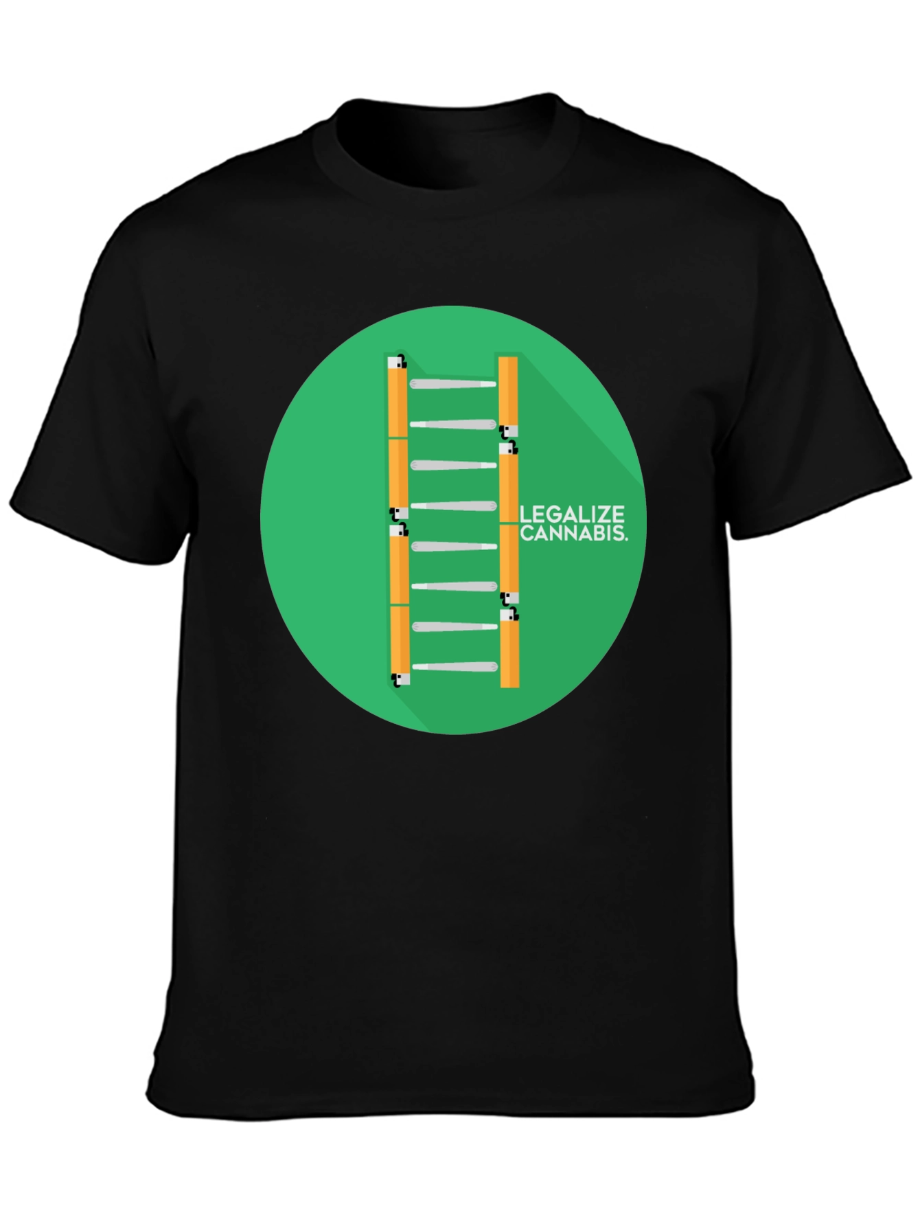 Legalize Cannabis T-Shirt Black