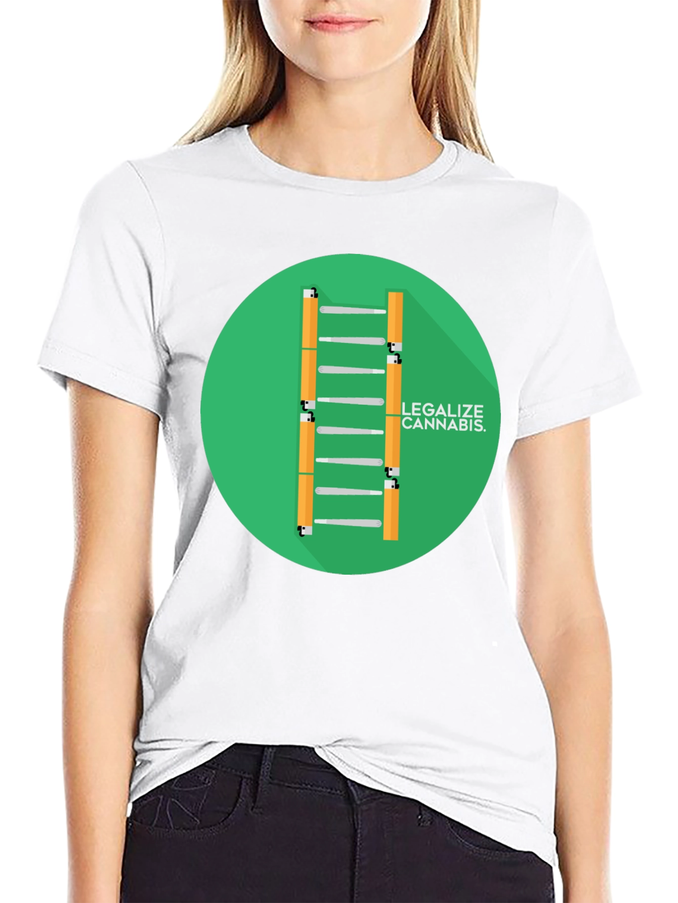 Legalize Cannabis T-Shirt Black