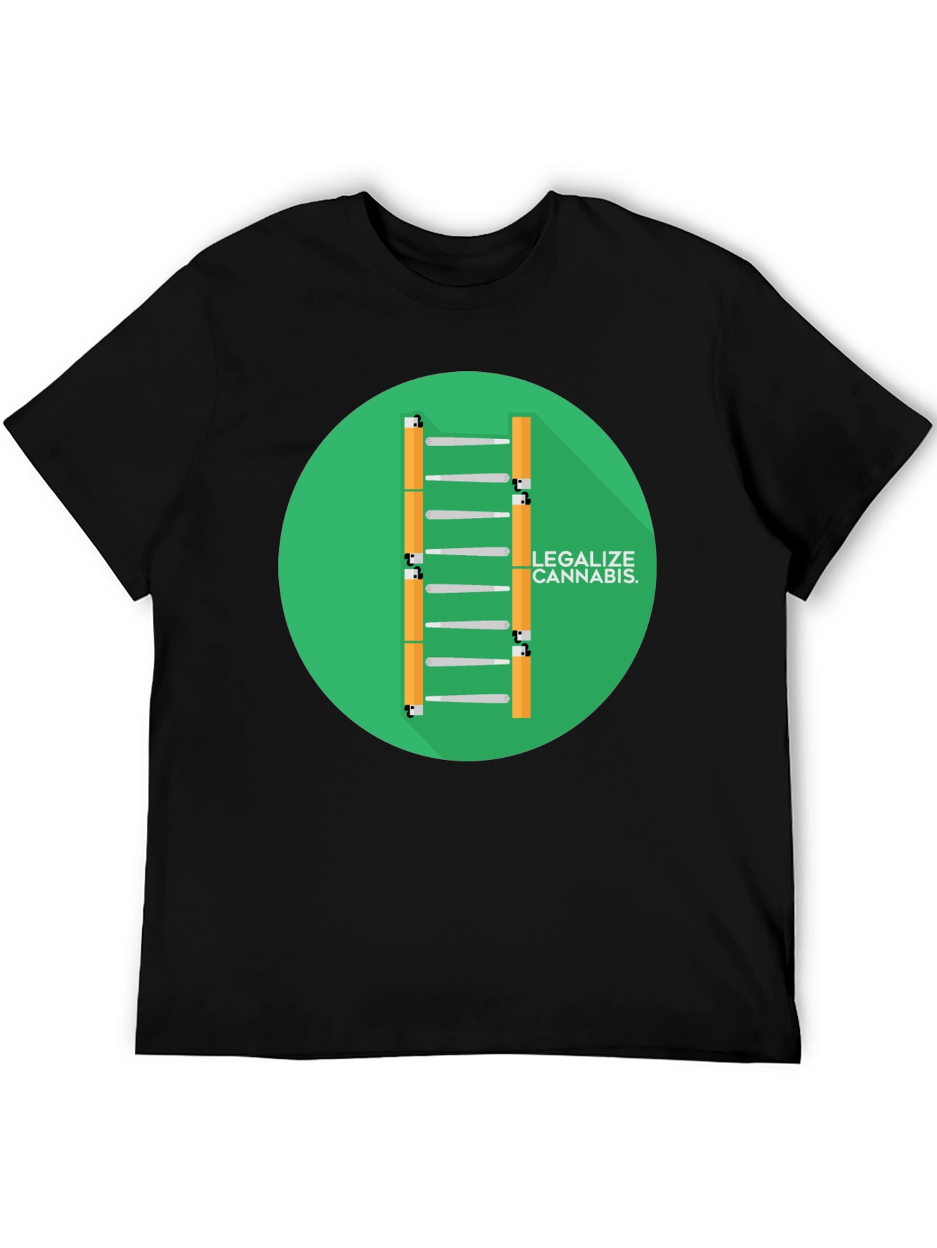 Legalize Cannabis T-Shirt Black