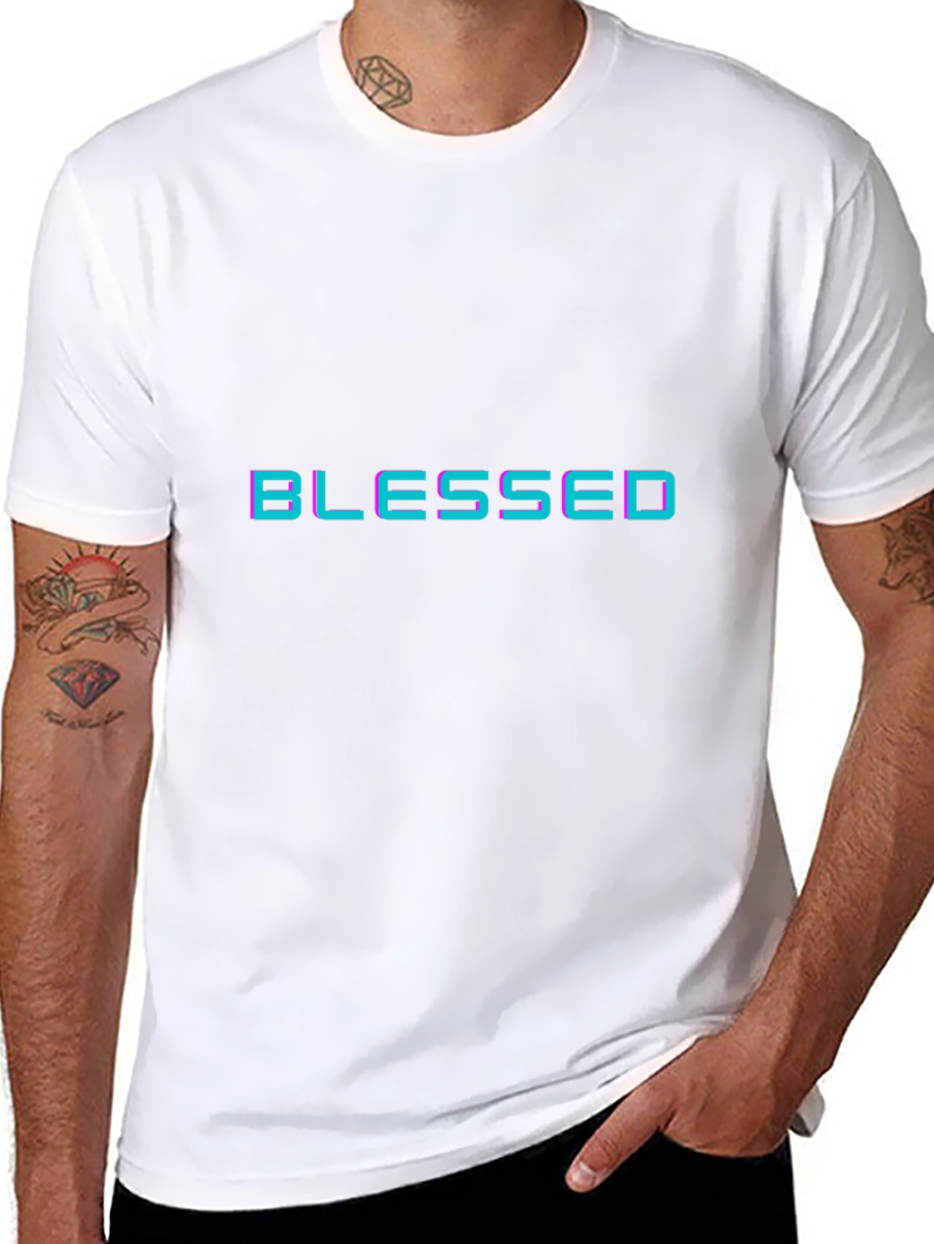 Blessed Graphic Black T-Shirt