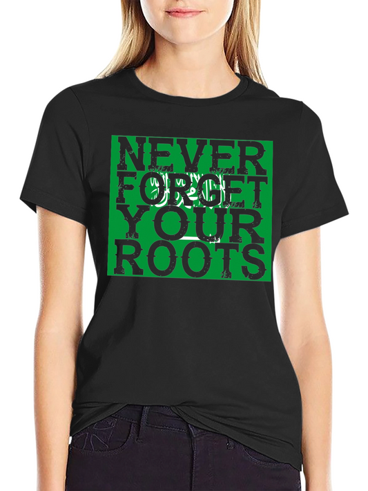 Never Forget Your Roots Tee - Saudi Arabia Flag