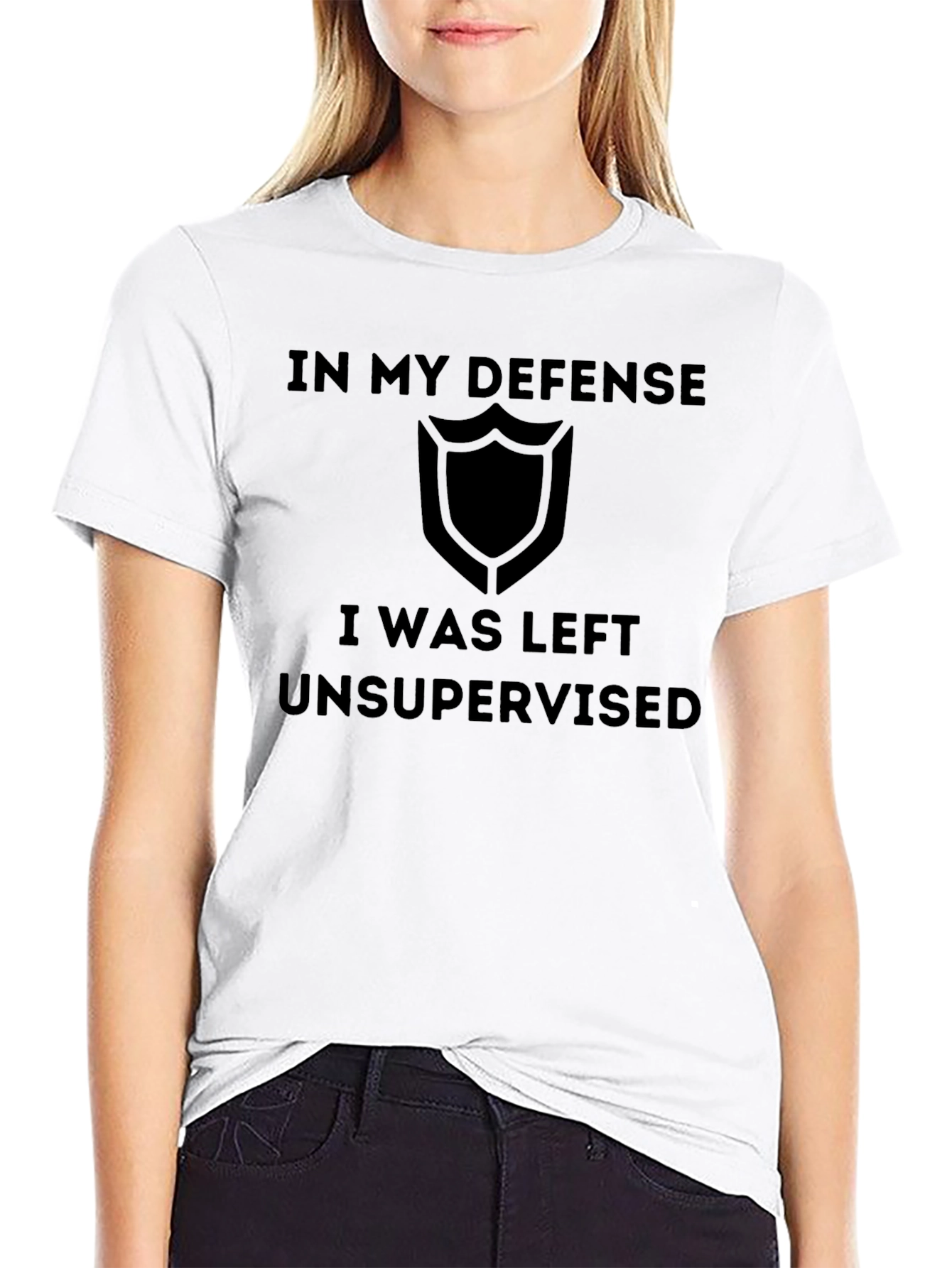 In My Defense T-Shirt Funny Unsupervised Tee