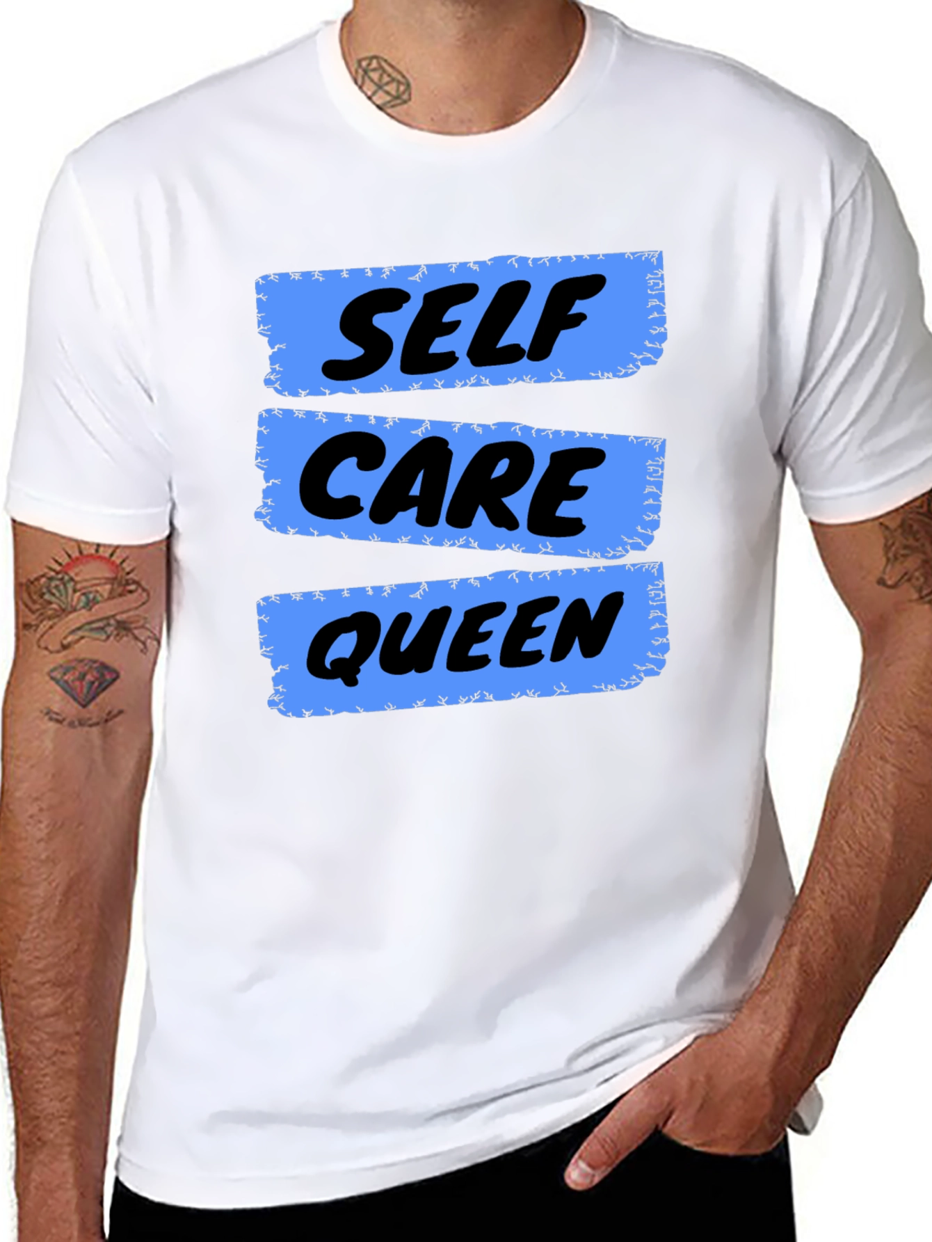 Self Care Queen Graphic T-Shirt - Black