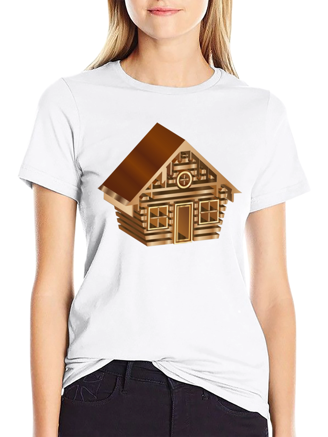 Cabin Graphic Tee - Novelty House Design