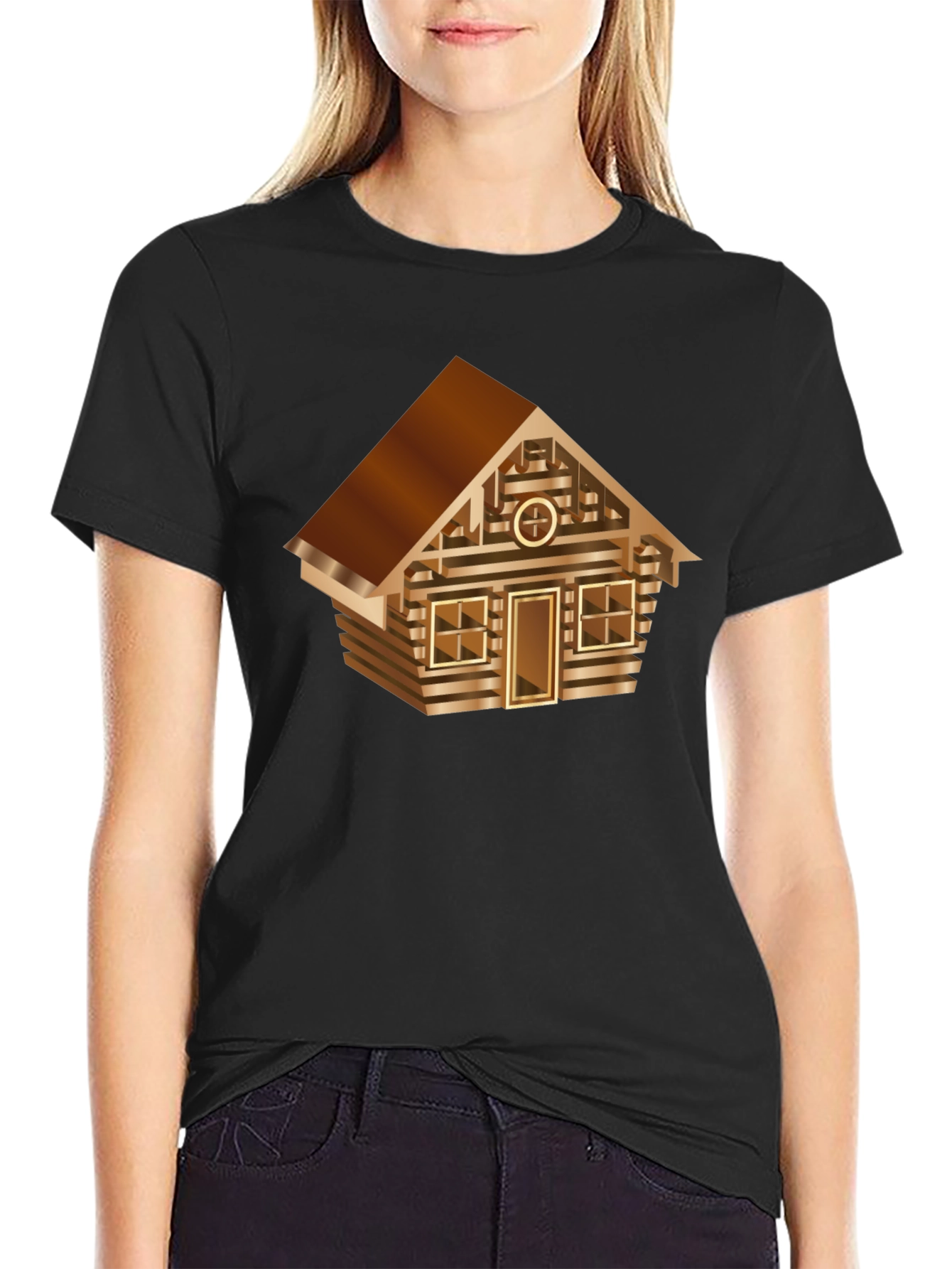 Cabin Graphic Tee - Novelty House Design
