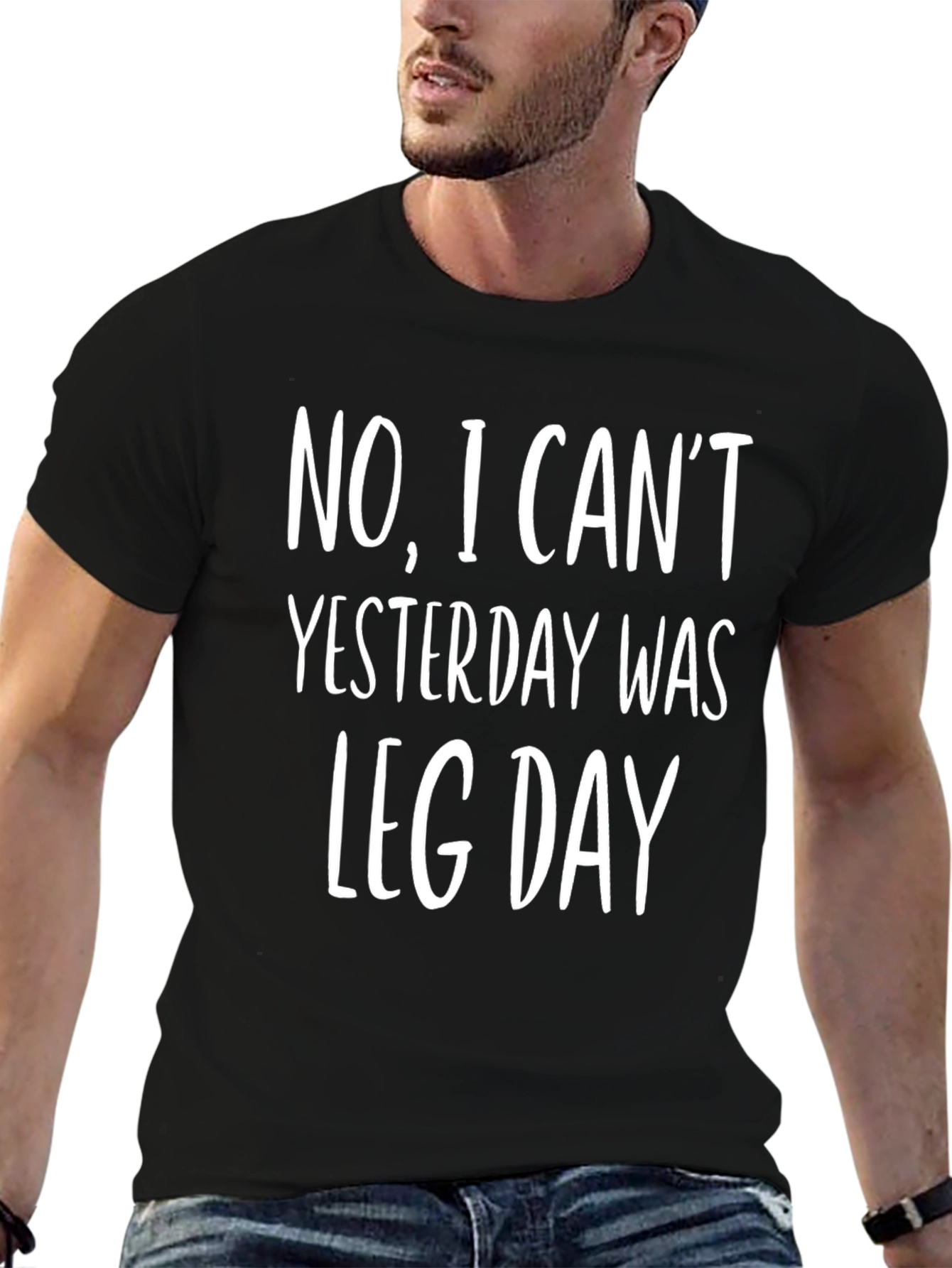 Funny Leg Day T-Shirt - No I Cant