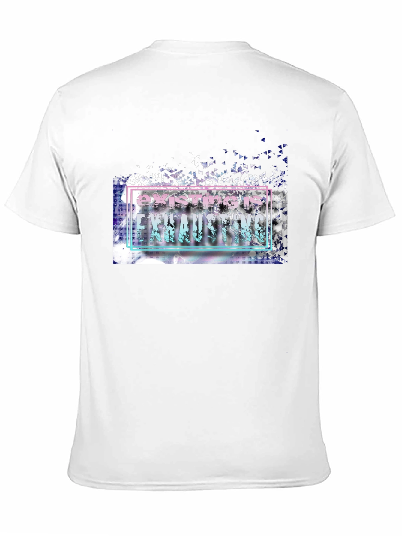 Existing is Exhausting Graphic Tee - Unisex Black T-Shirt