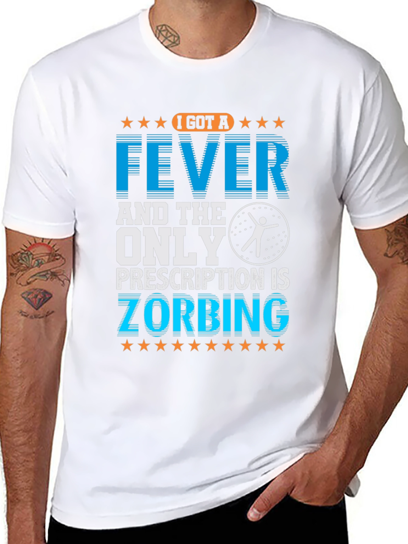 Zorbing Fever T-Shirt - Fun and Unique Design!