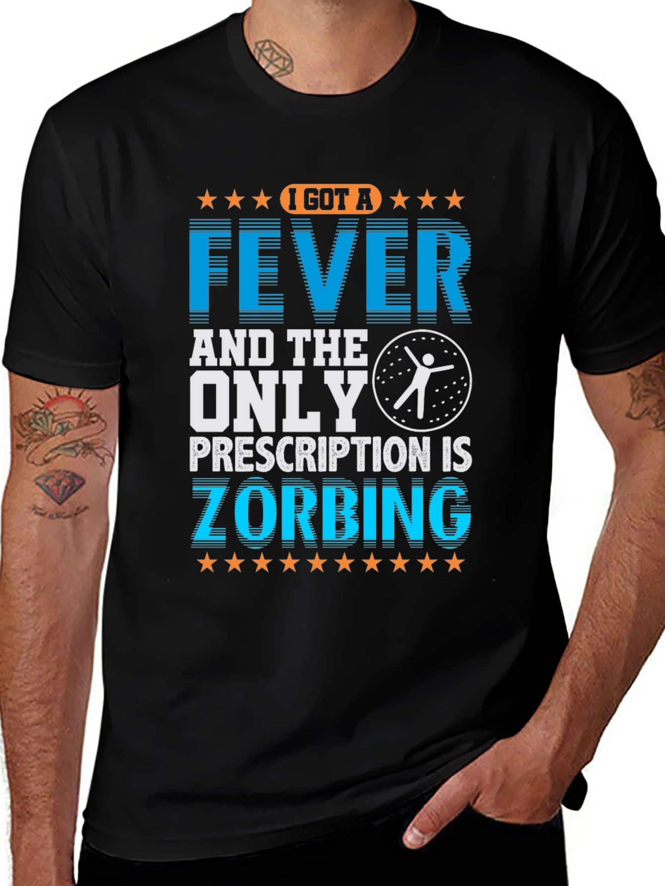 Zorbing Fever T-Shirt - Fun and Unique Design!