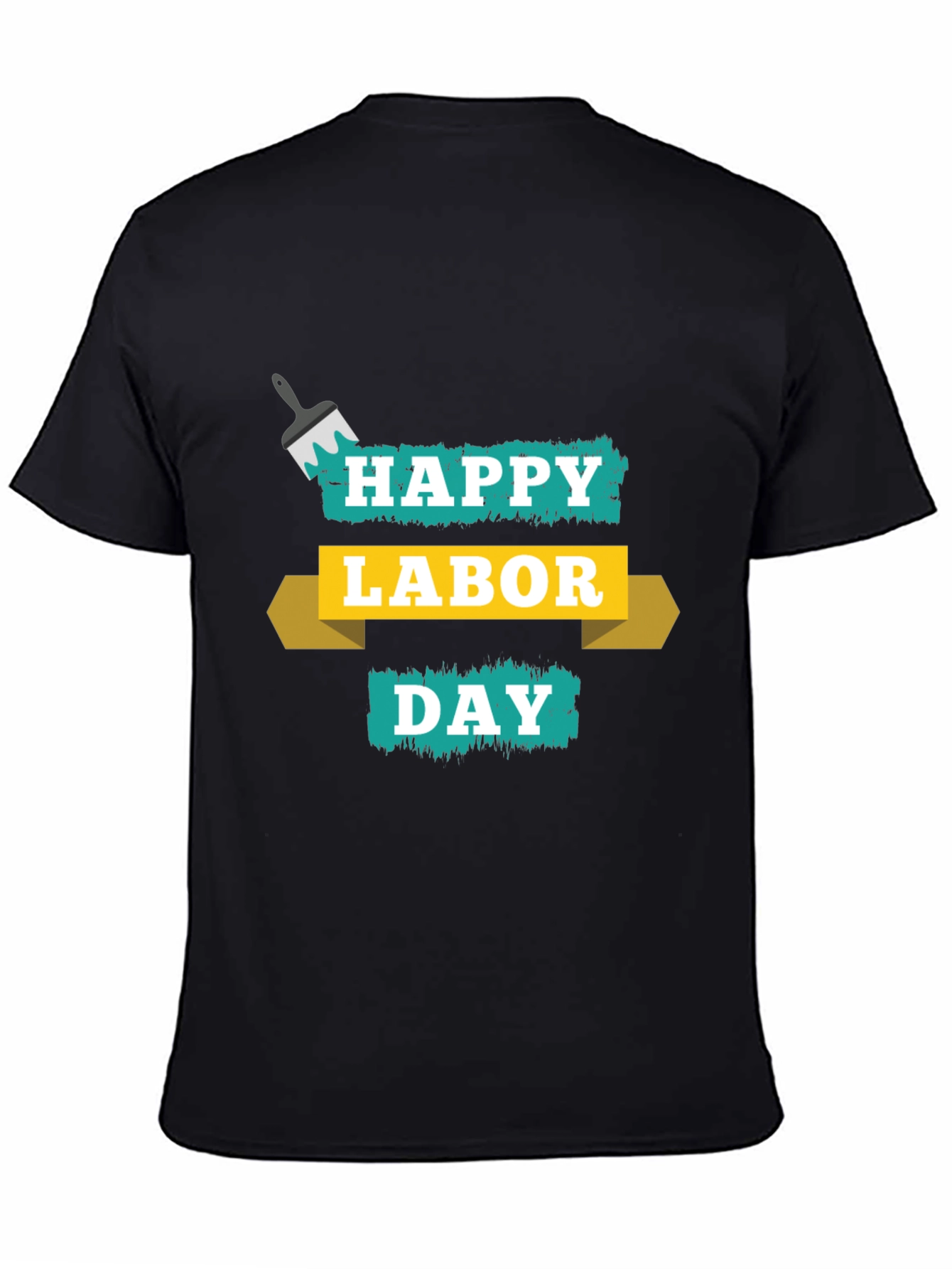 Happy Labor Day Black T-Shirt