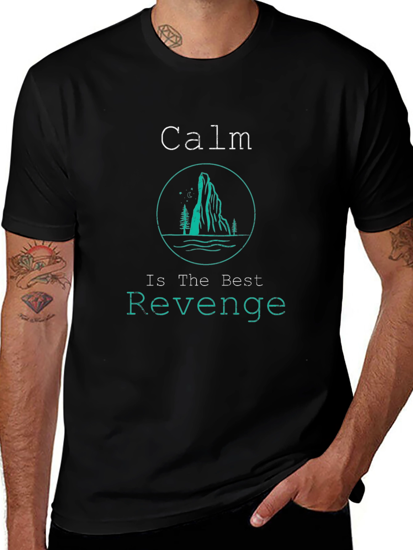 Calm Is The Best Revenge Graphic Tee