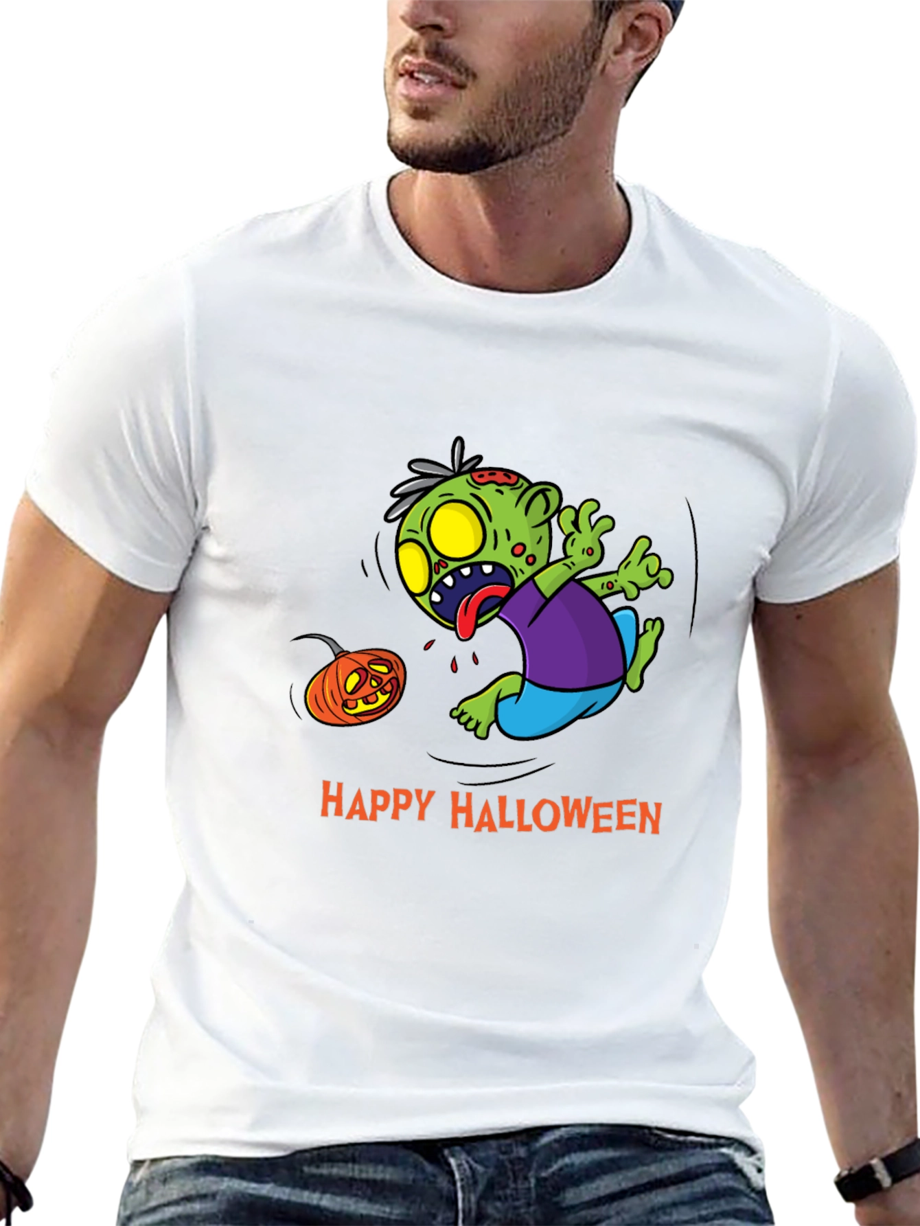 Happy Halloween Zombie T-Shirt