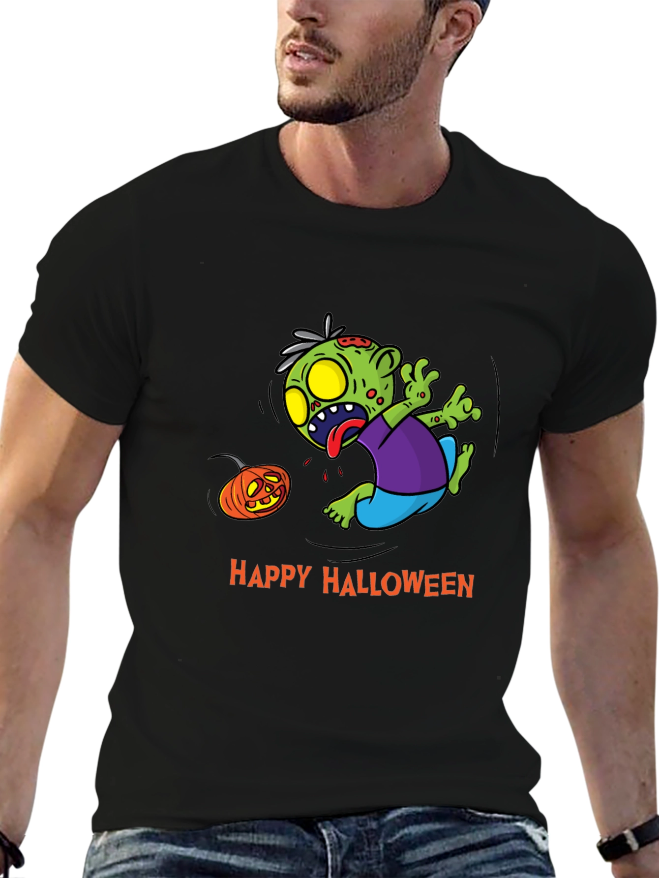 Happy Halloween Zombie T-Shirt