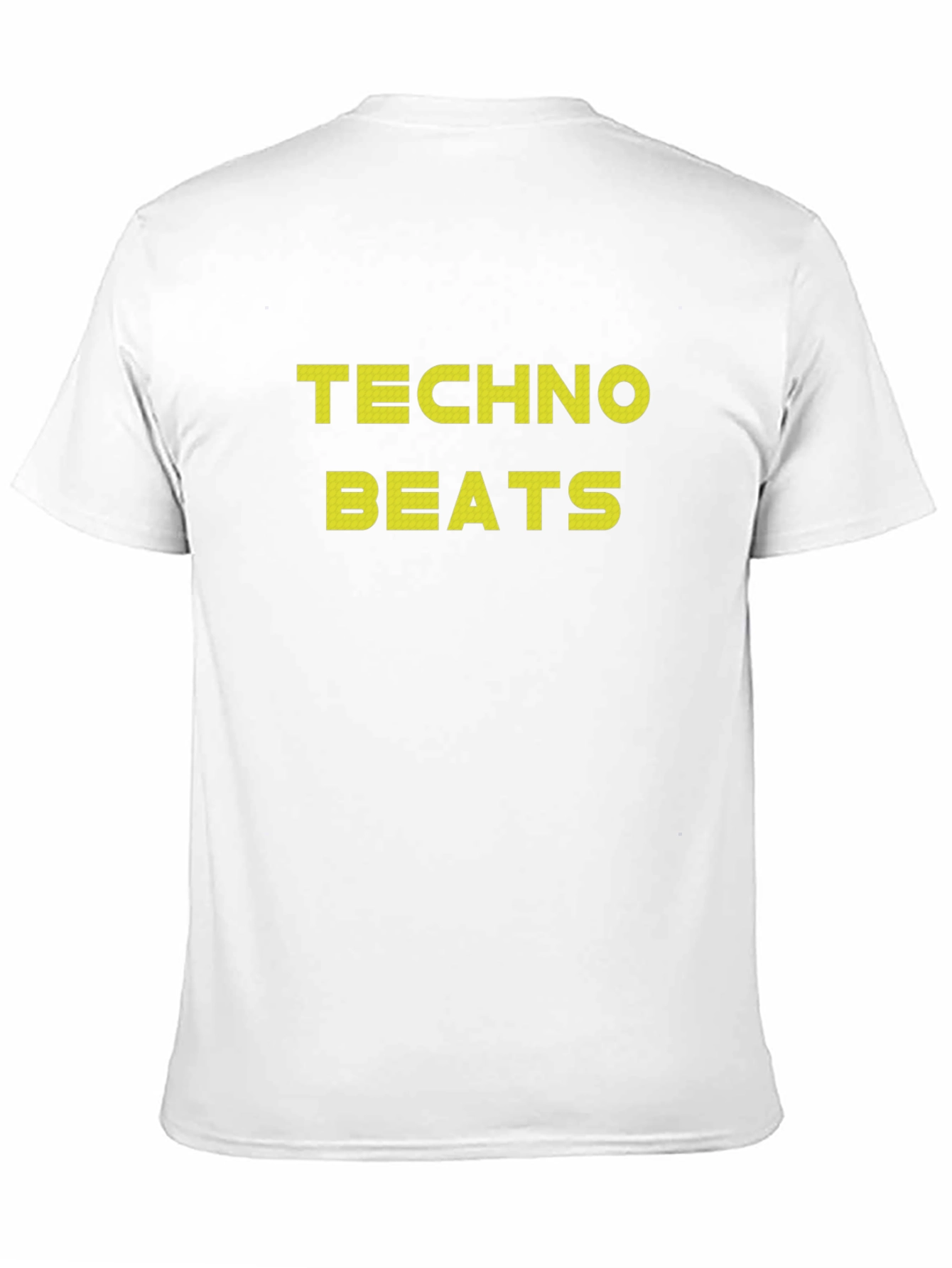 Techno Beats Graphic T-Shirt - Black Crew Neck Tee