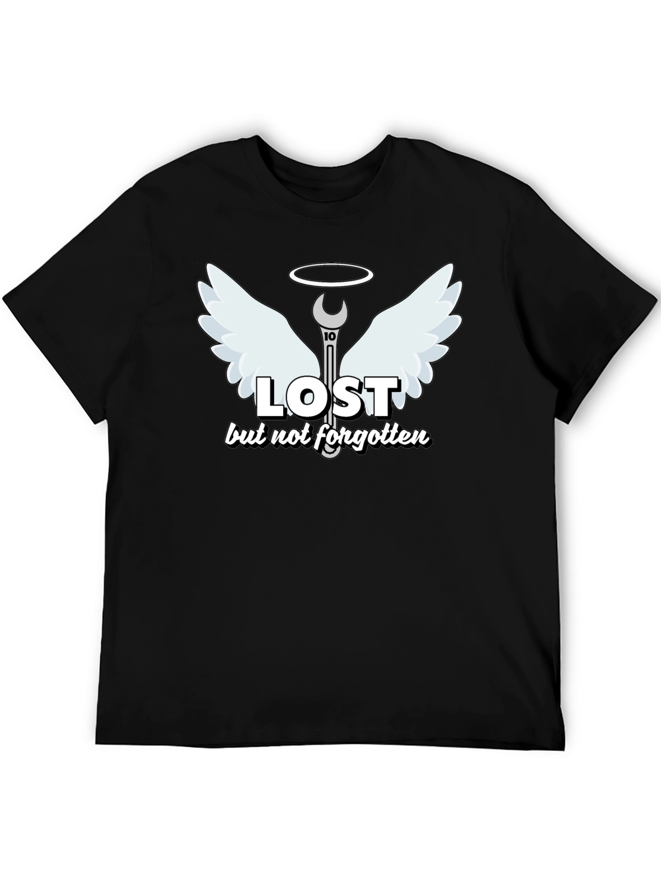 Lost But Not Forgotten Mechanic Humor T-Shirt